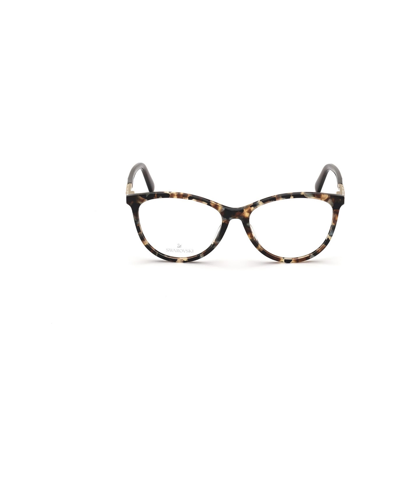 Swarovski sk5396 055 Glasses - Tartarugato nero e marrone