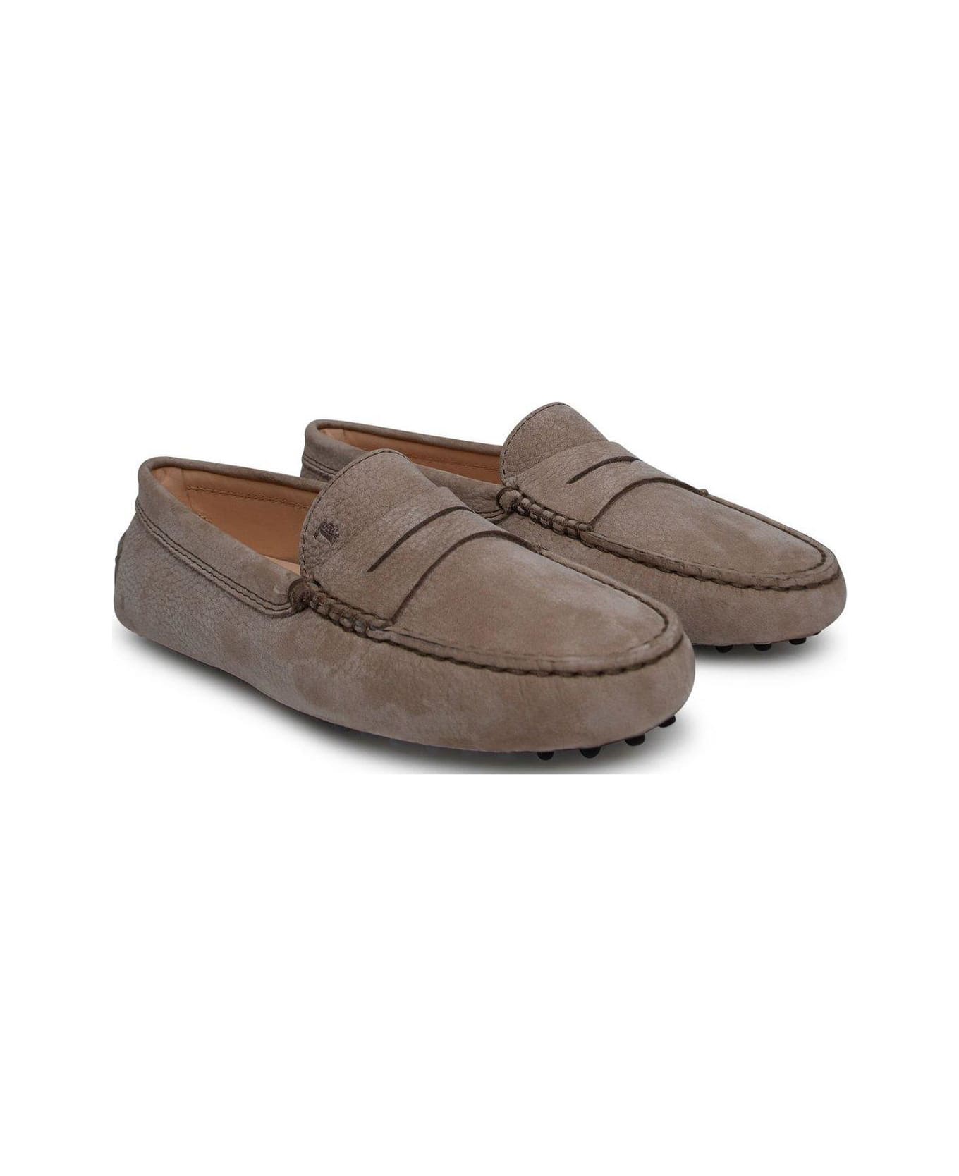 Tod's Gommino Almond Toe Loafers - BEIGE フラットシューズ
