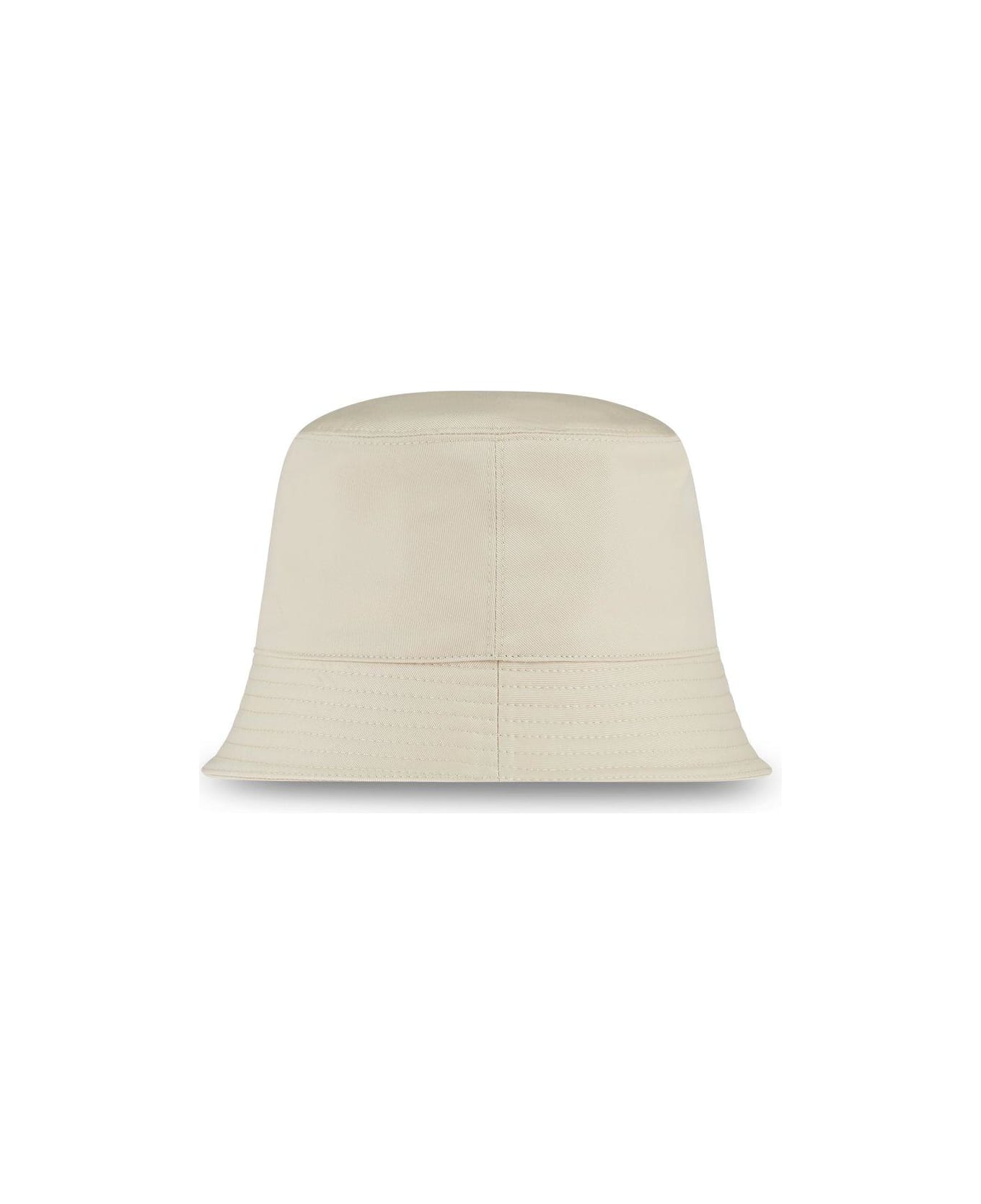 Marni Logo Embroidered Twill Bucket Hat