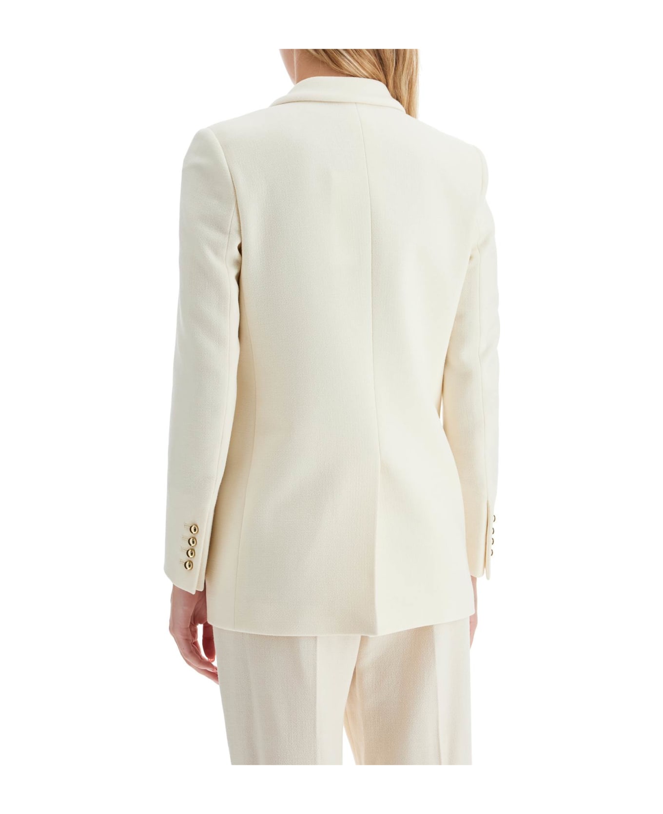 Blazé Milano Everyday Resolute Double-breasted Blazer - CREAM