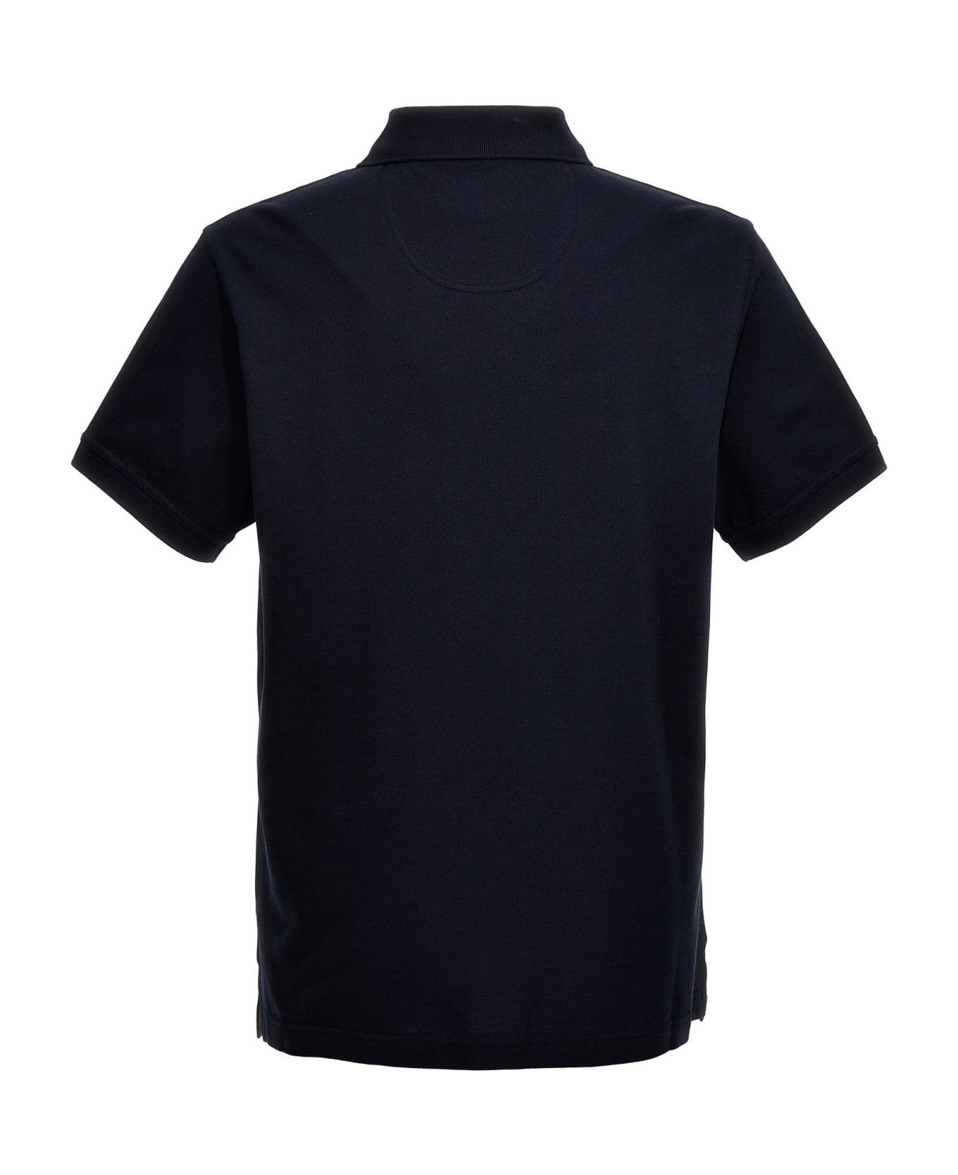 Barbour Logo Embroidery Polo Shirt - Blue