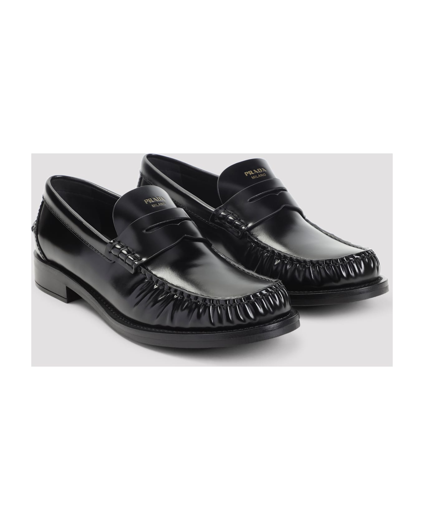 Prada Black Classic Loafers - Nero
