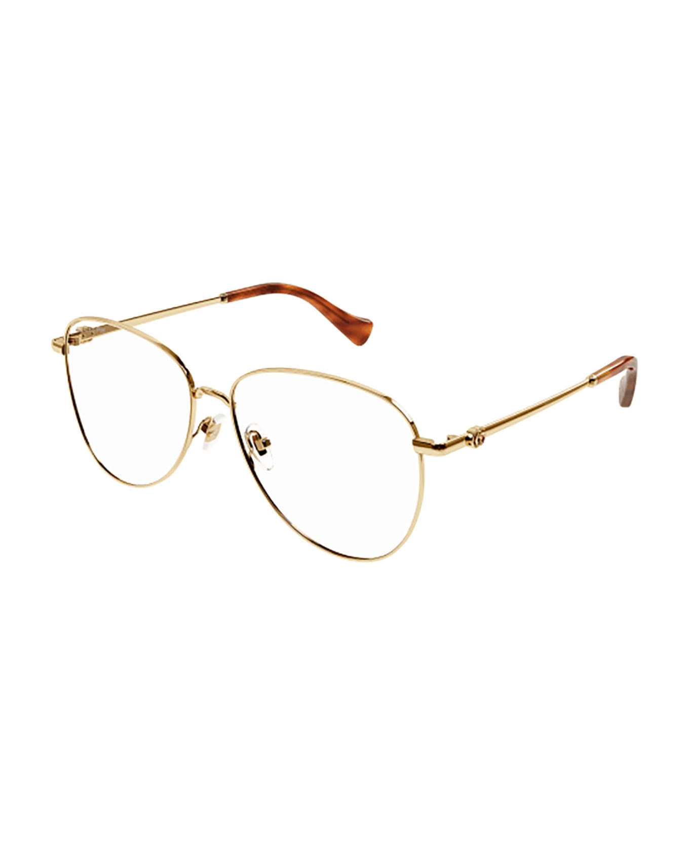 Gucci Eyewear GG1419S Sunglasses - Gold Gold Transparent サングラス
