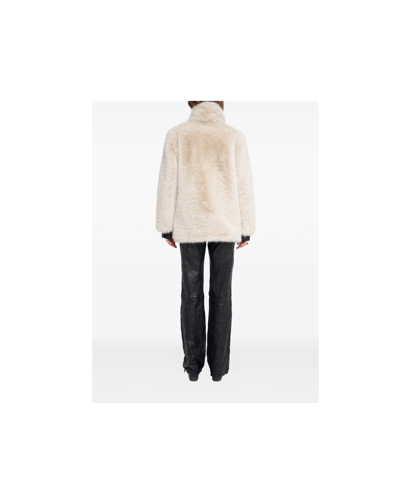 Zadig & Voltaire Leather Outerwear - NEUTRALS