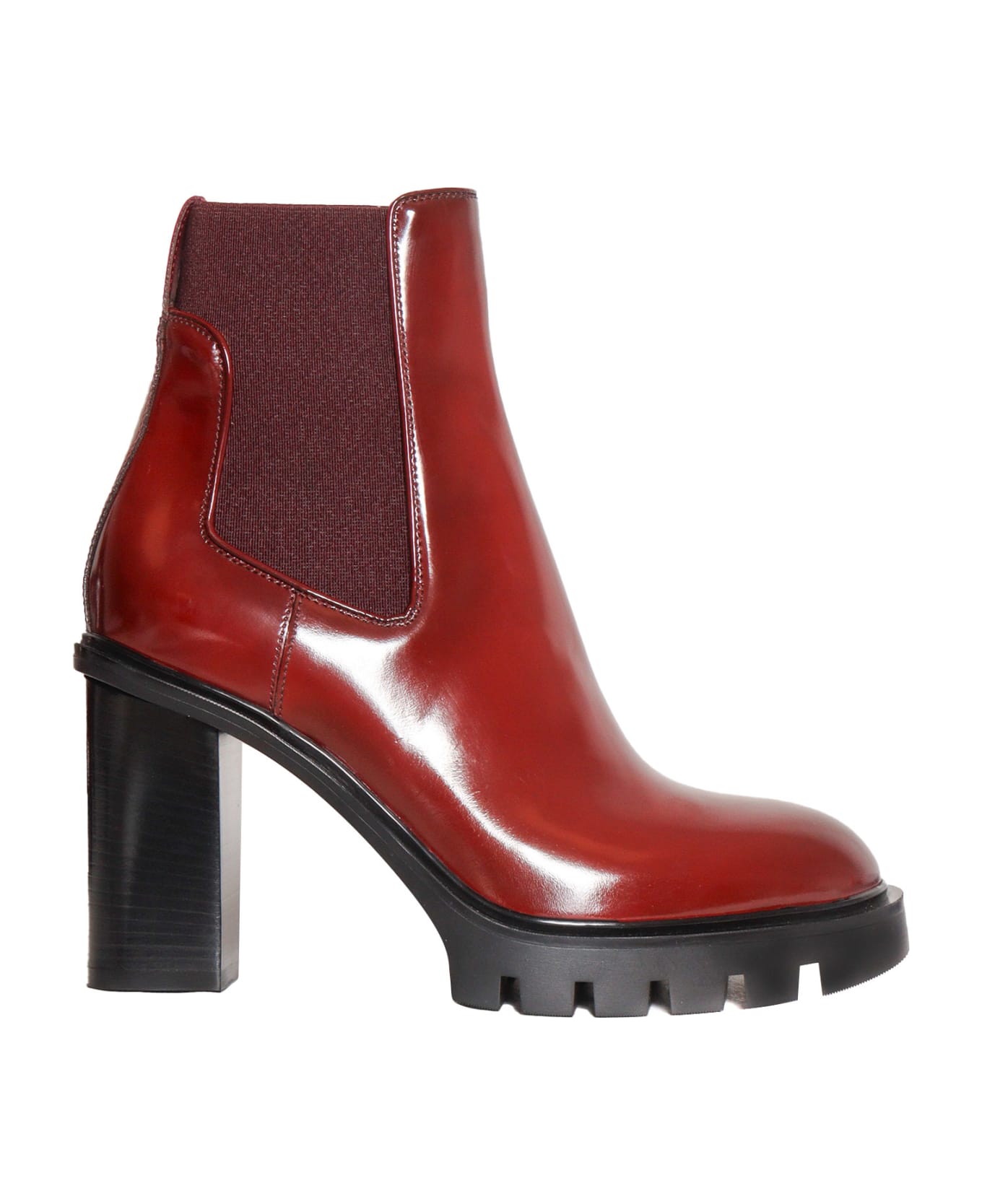 Santoni Ferry Ankle Boots - RED
