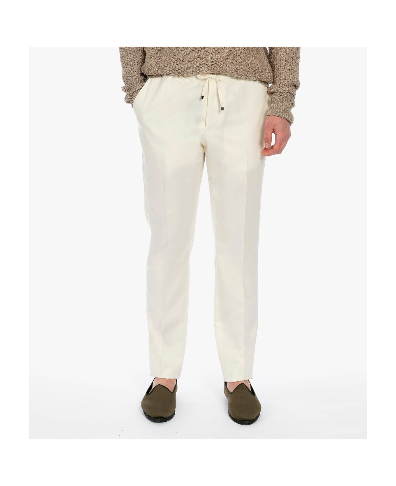 Larusmiani Trousers D20 Pants - White