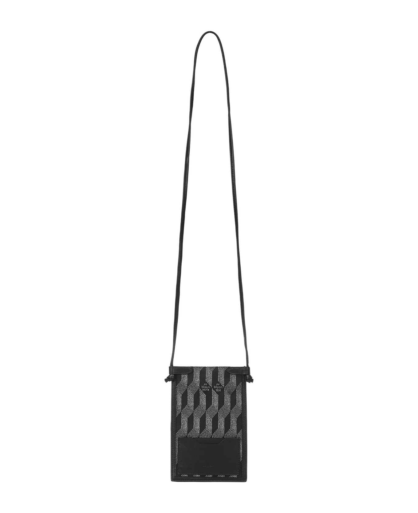 Au Départ Au Depart Paris Mobile Phone Holder - Black