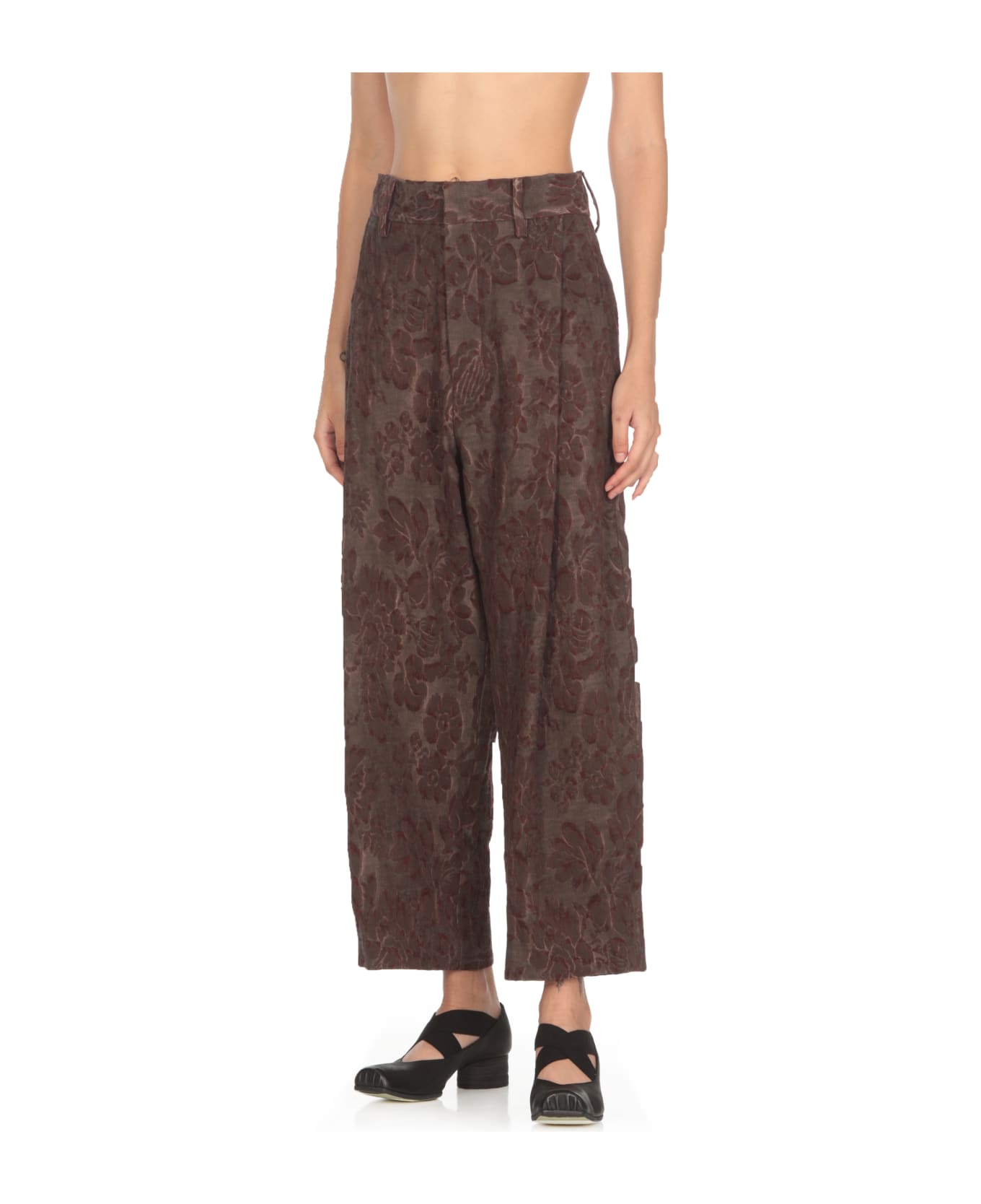 Uma Wang Pudding Pants - Brown