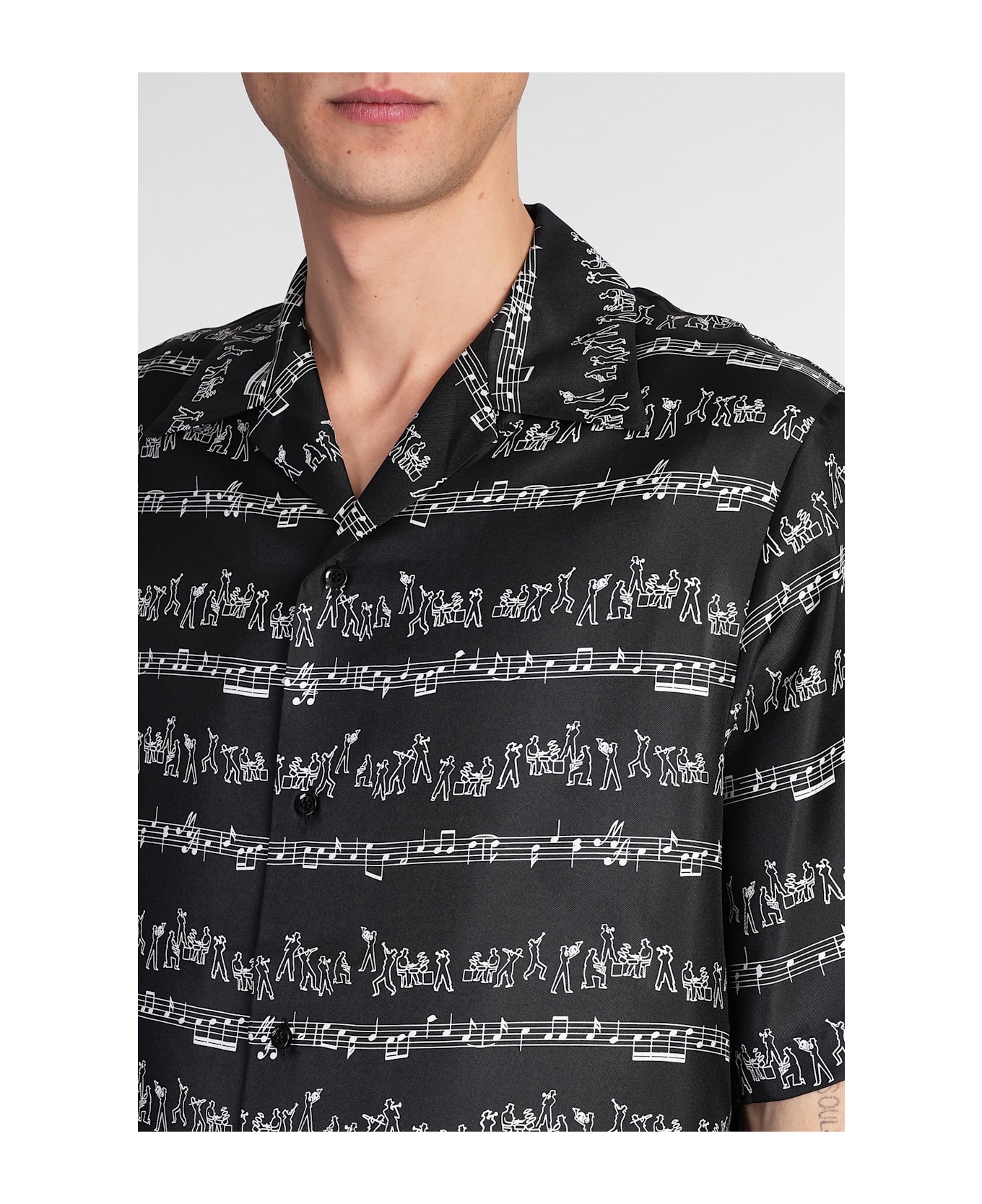 Shirt In Black Silk