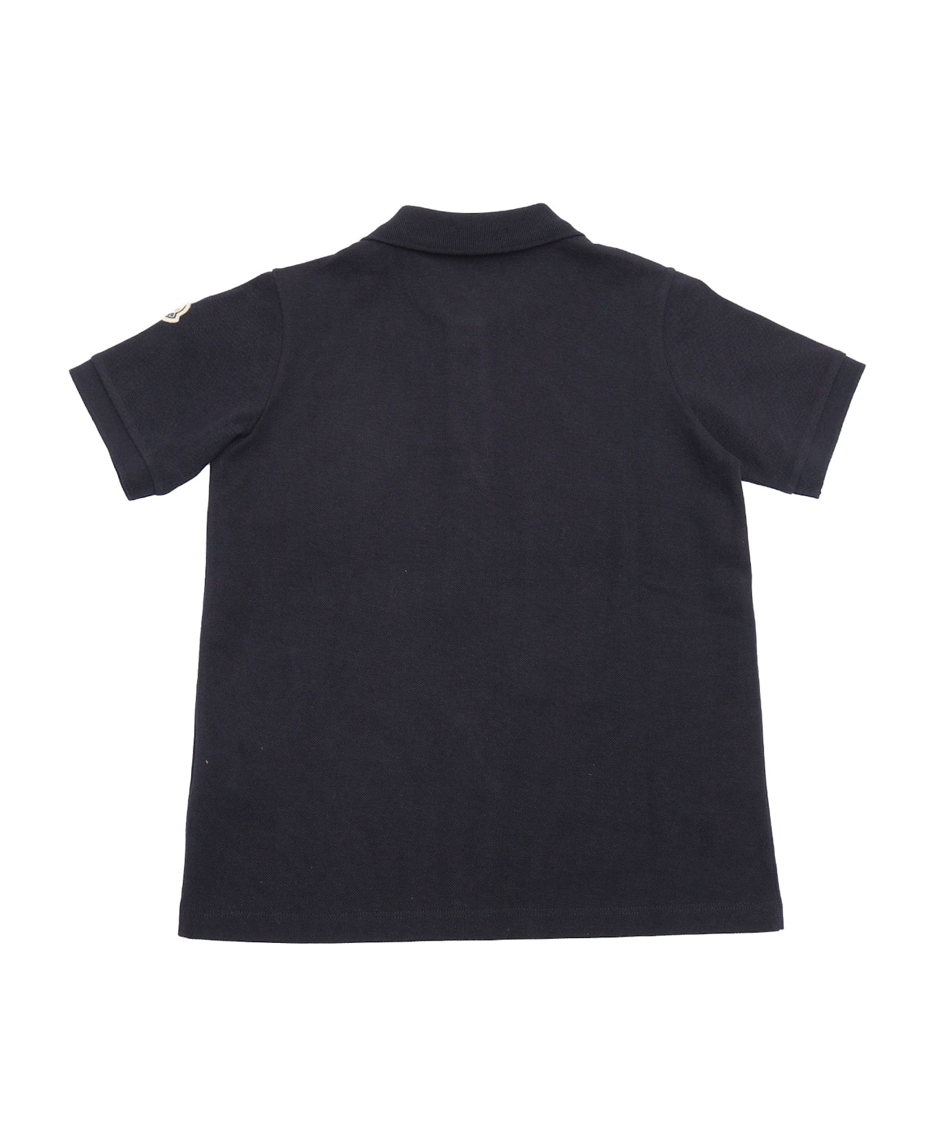 Moncler Ss Polo - BLUE