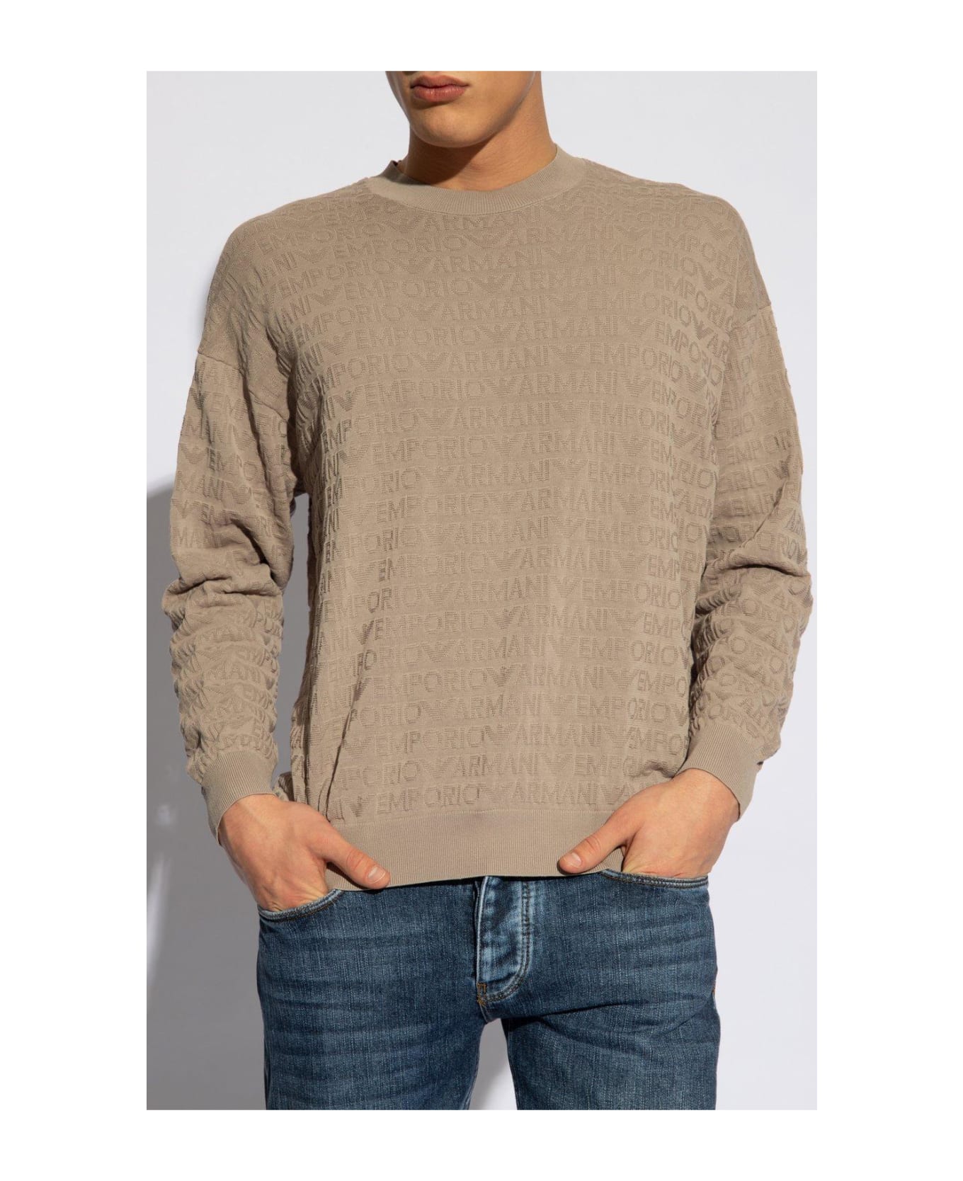 Emporio Armani Monogrammed Sweater