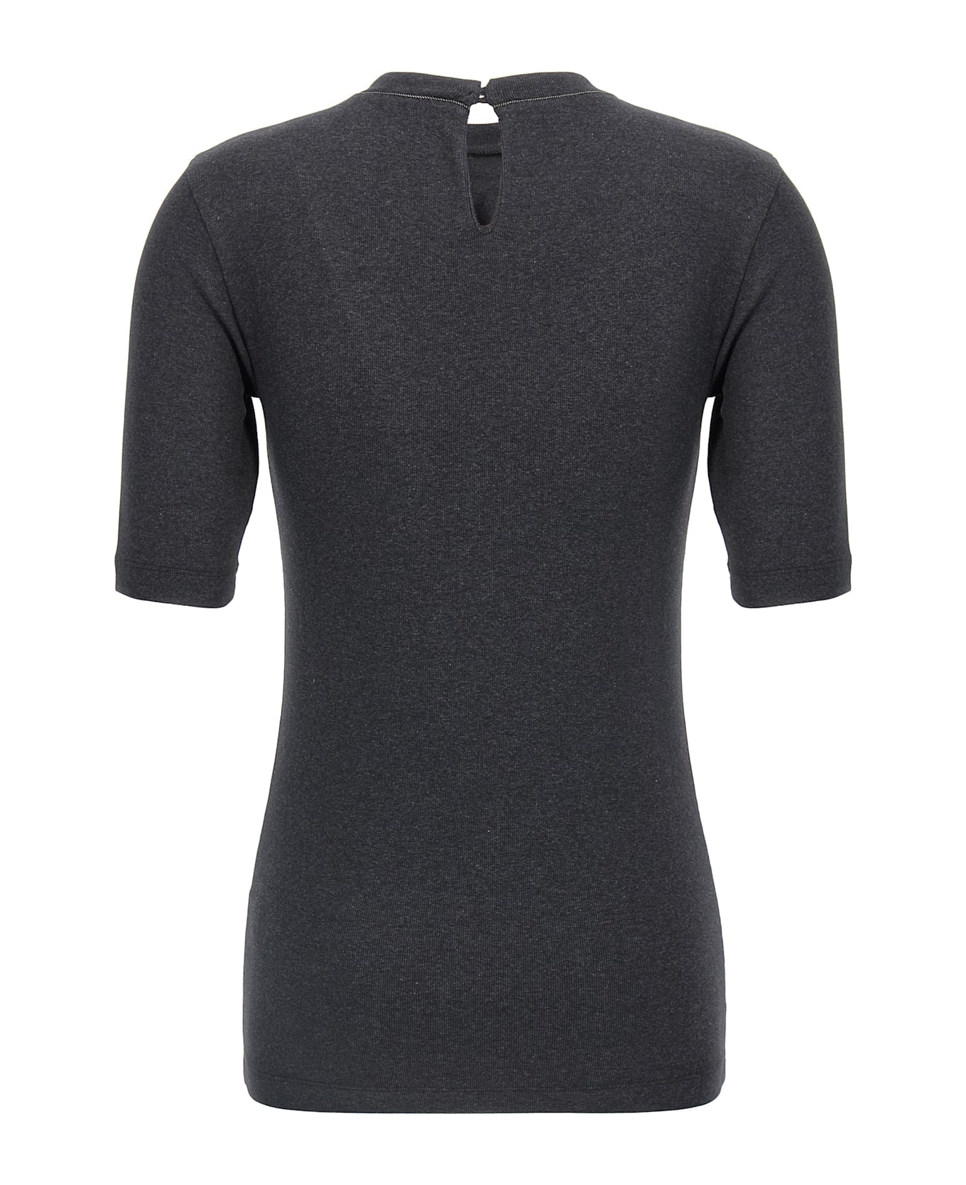 Brunello Cucinelli T-shirt Monile - Gray