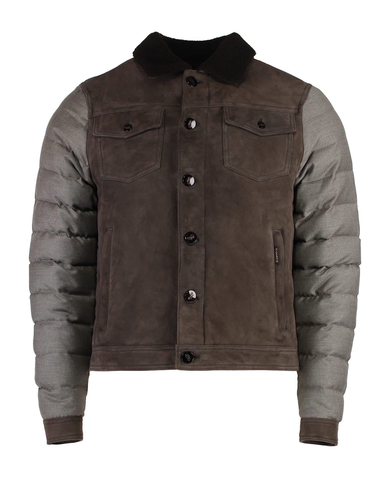 Moorer Levy Padded Jacket - brown