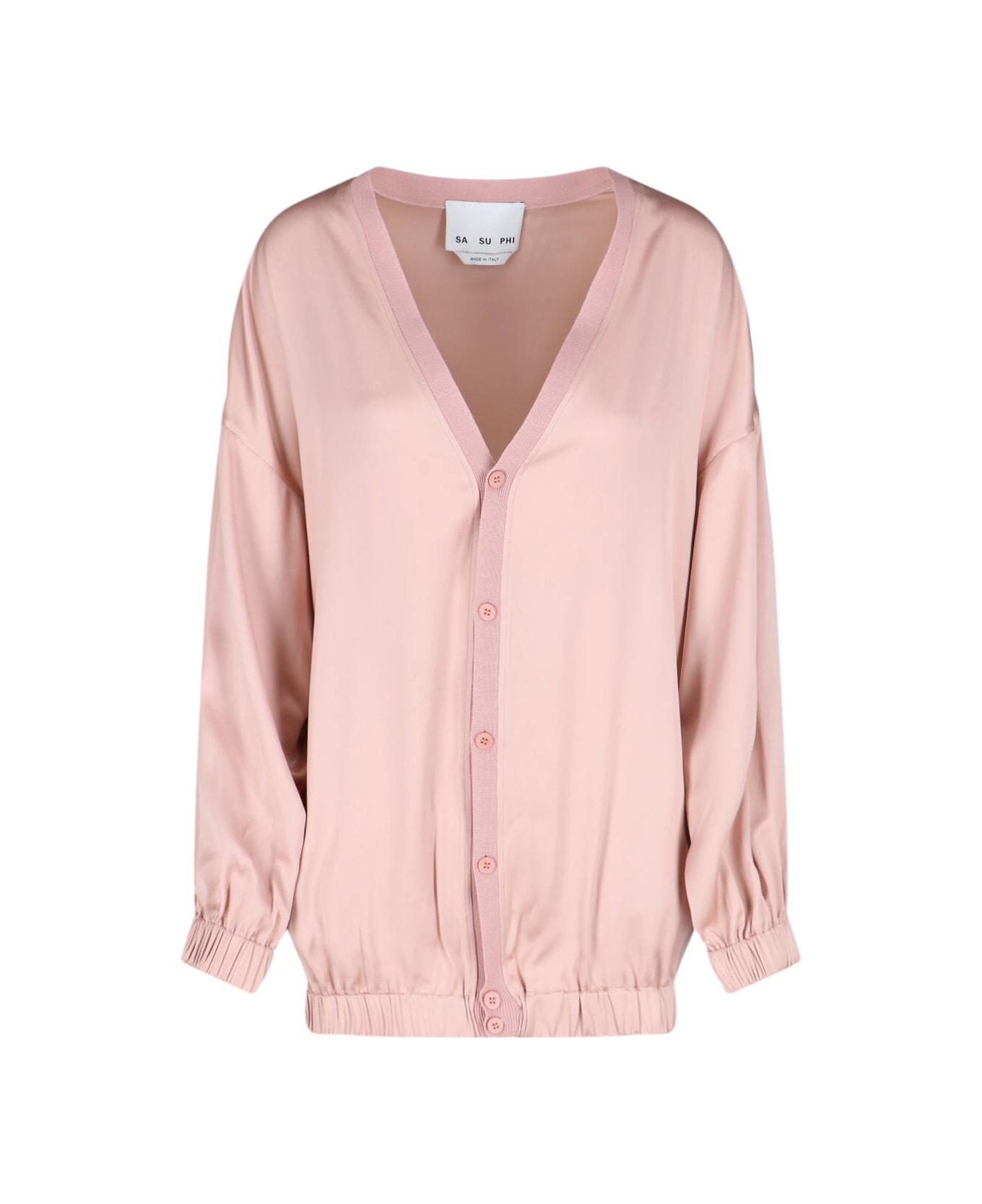 Sa Su Phi V-neck Cardigan - Pink