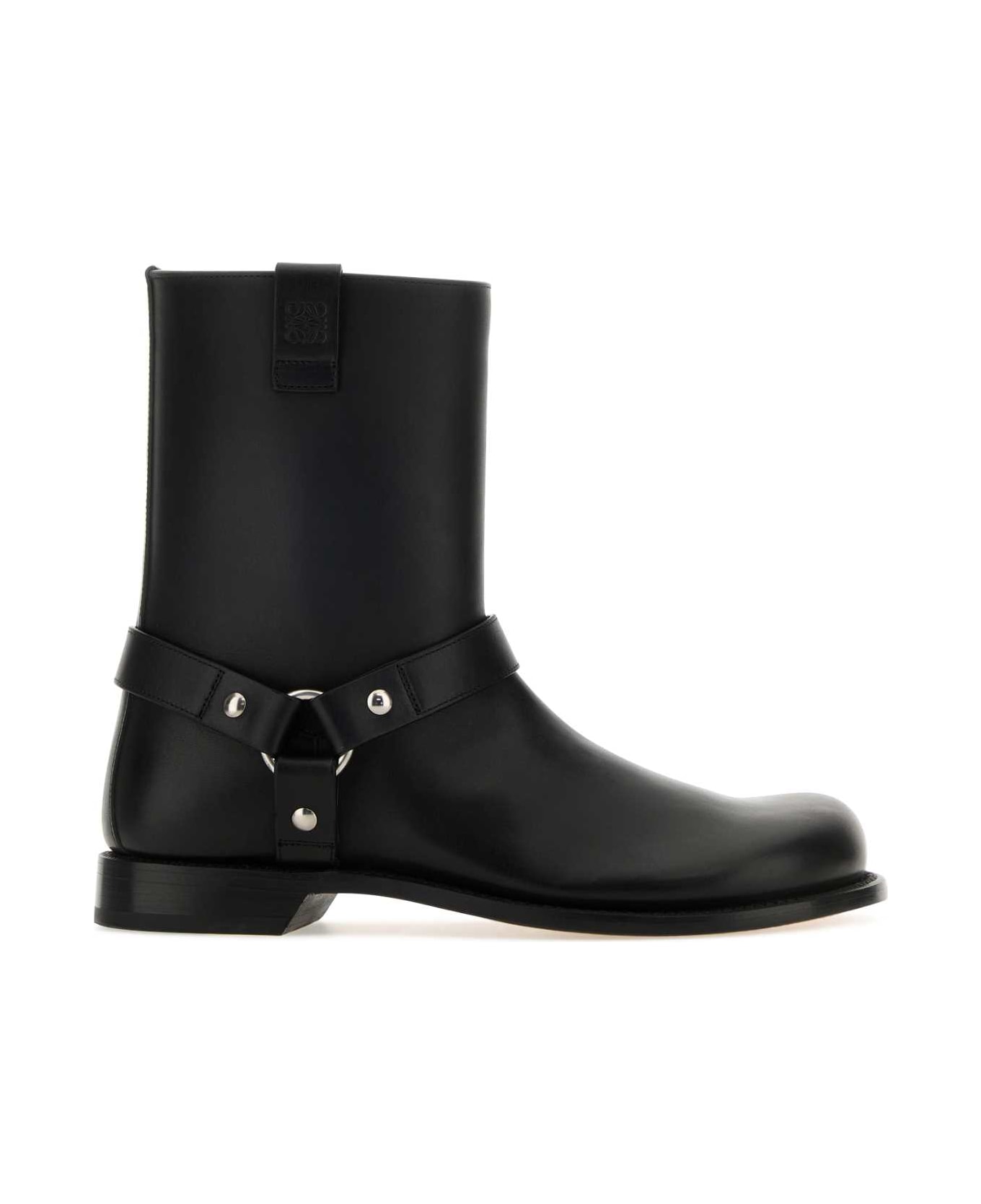 Loewe Campo Biker Boots - BLACK