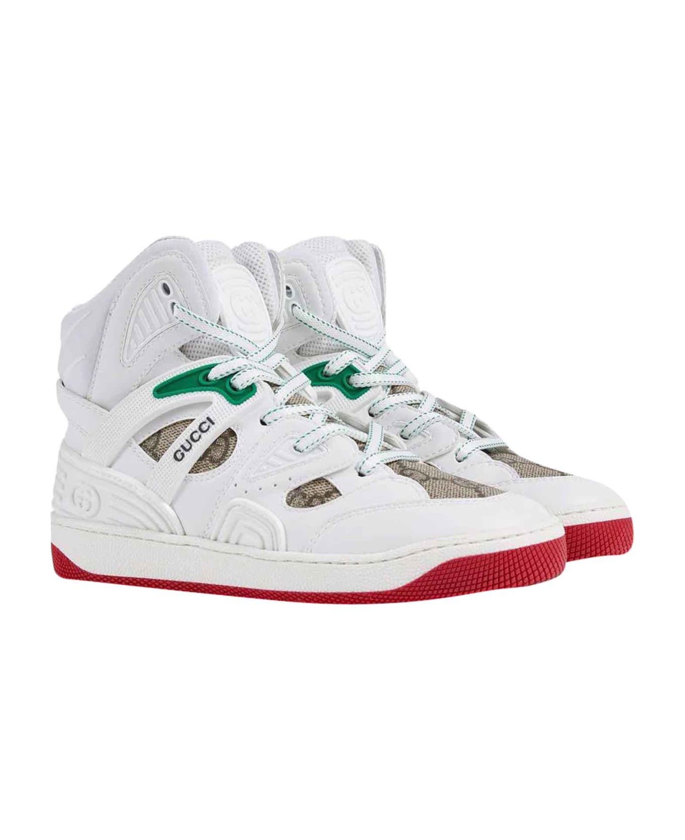 Gucci White Sneakers Unisex - Bianco