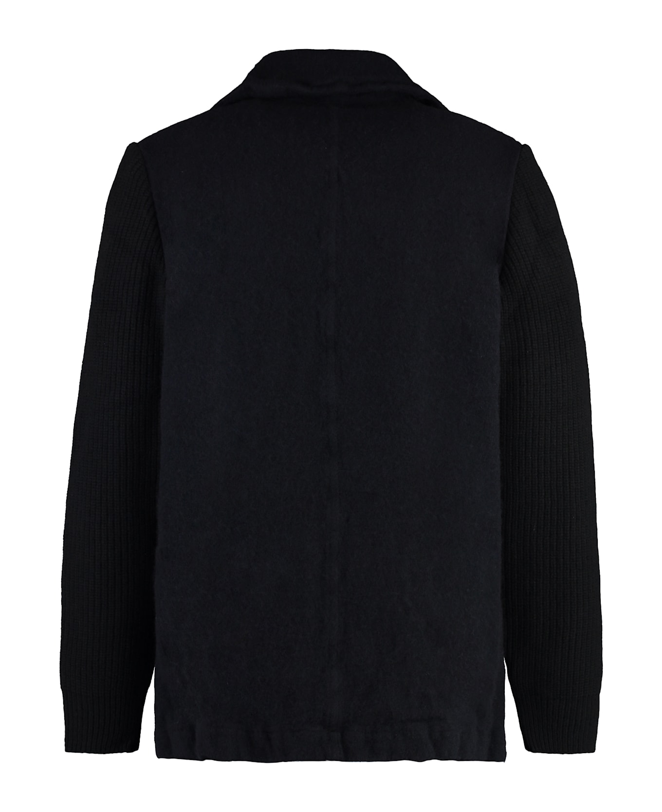 Comme des Garçons Shirt Wool Blend Peacoat - blue