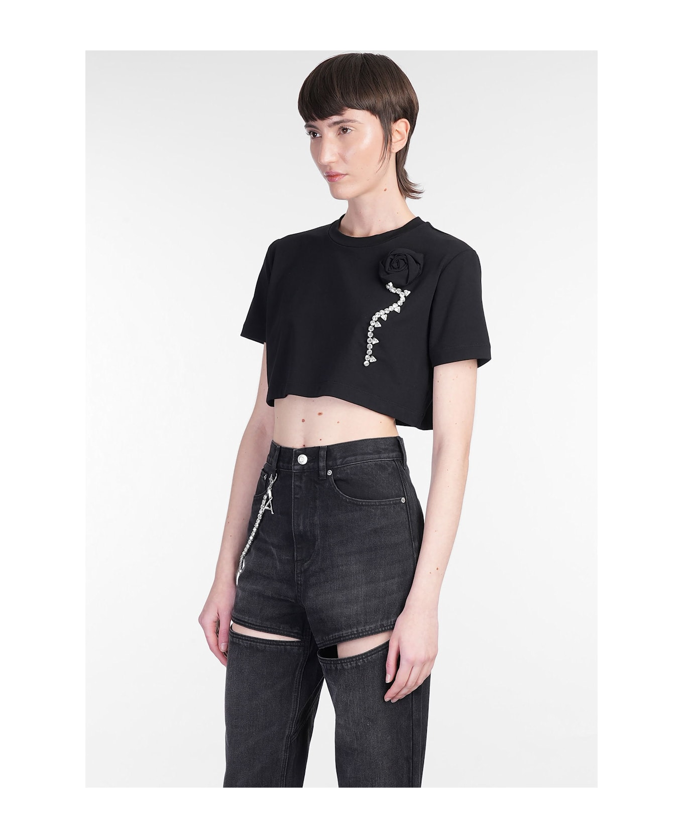 AREA T-shirt In Black Cotton - black