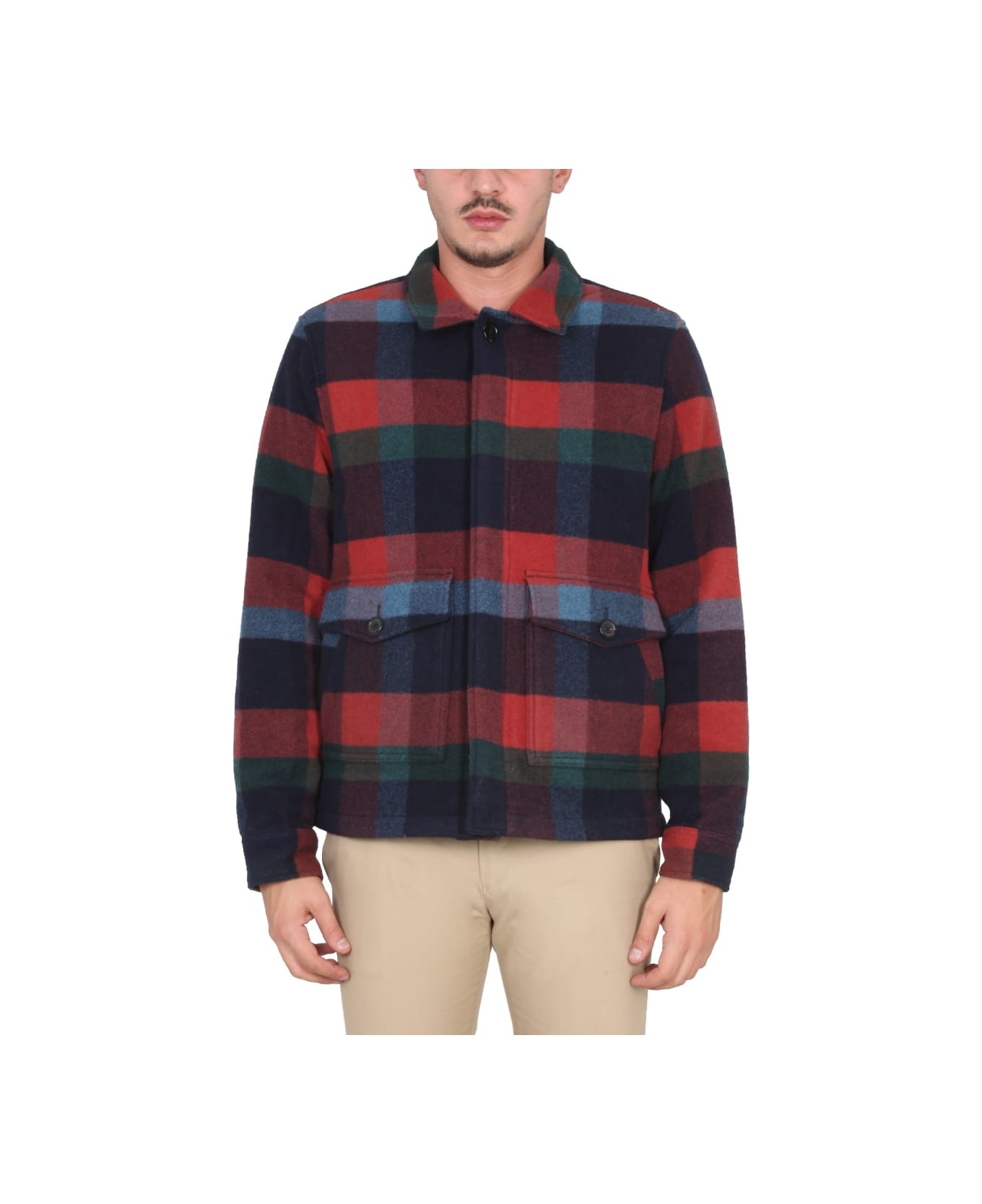PS by Paul Smith Wool Jacket - MULTICOLOUR