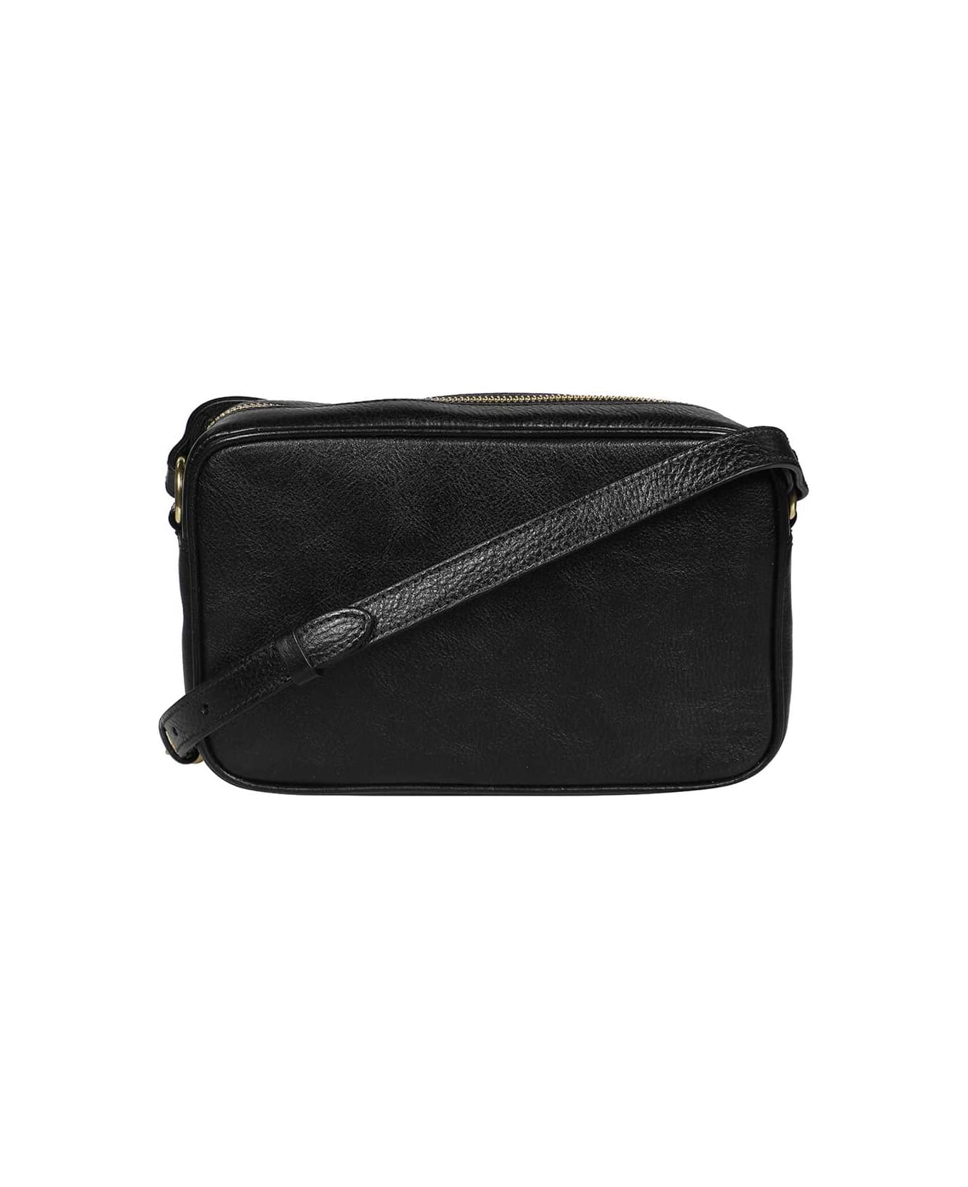 Il Bisonte Leather Crossbody Bag - black