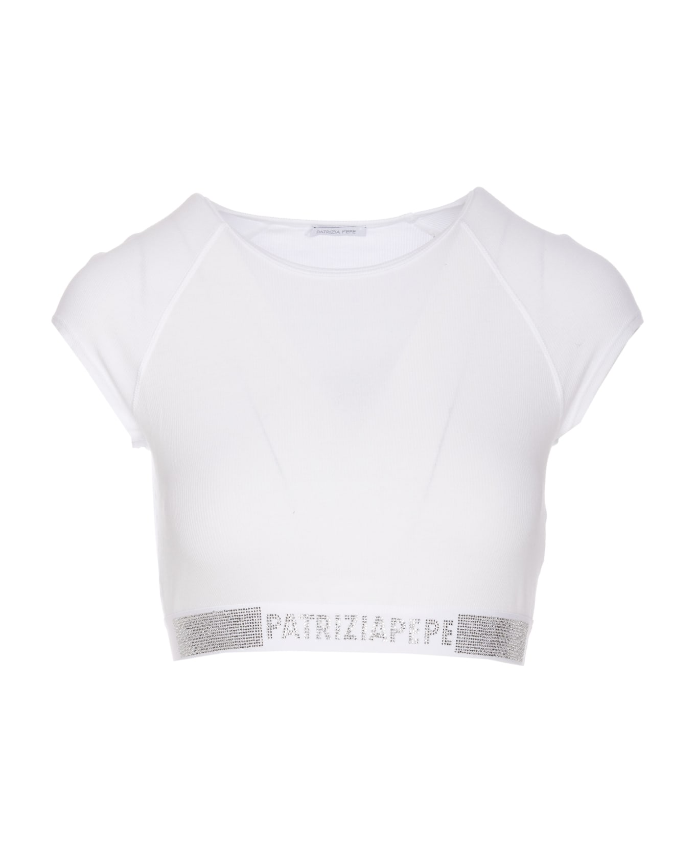 Patrizia Pepe Logo Top - White