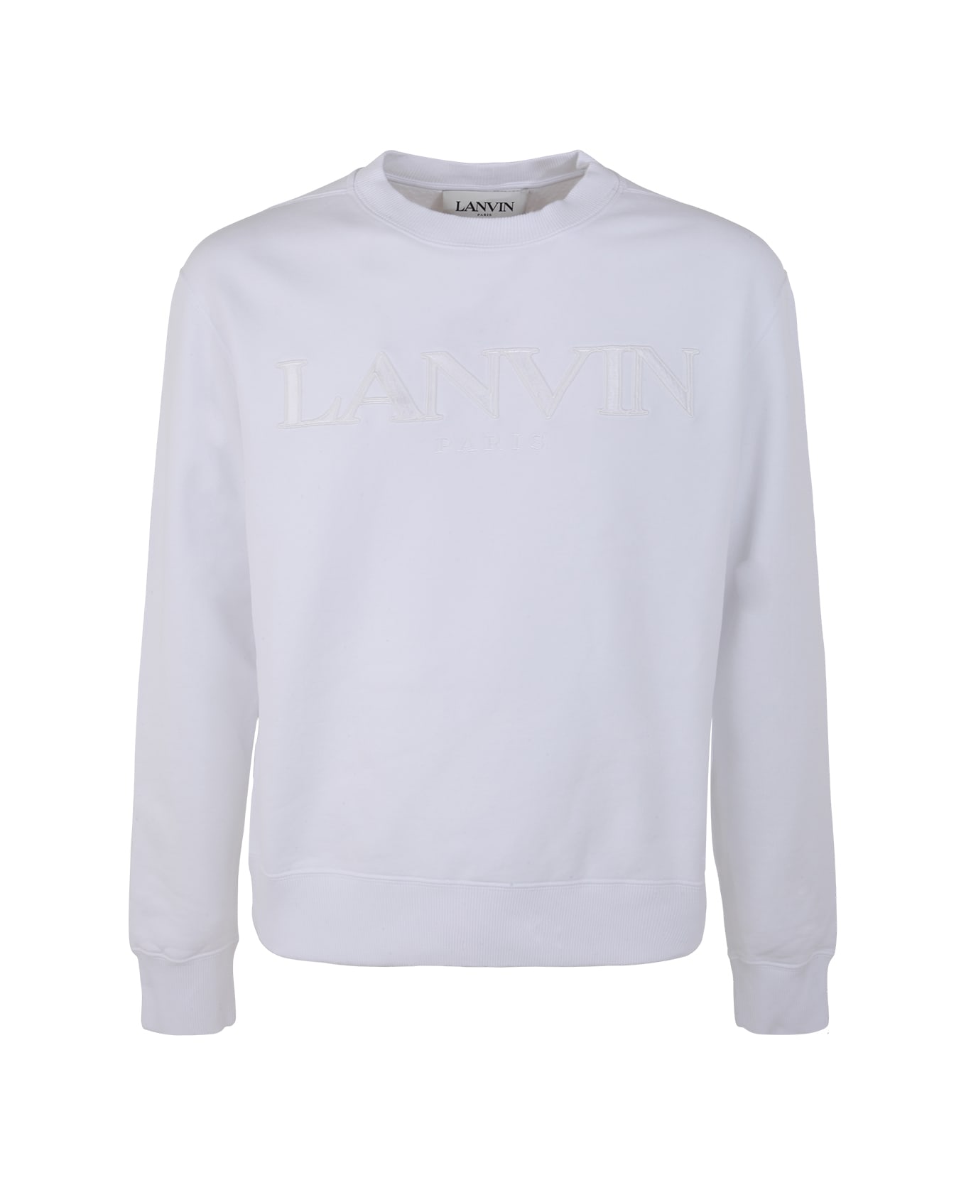 Lanvin Sweat Shirt Embrodery - Optic White