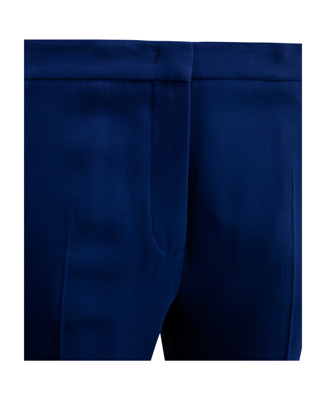 Etro Trousers With An Ironed Pleat - Blue