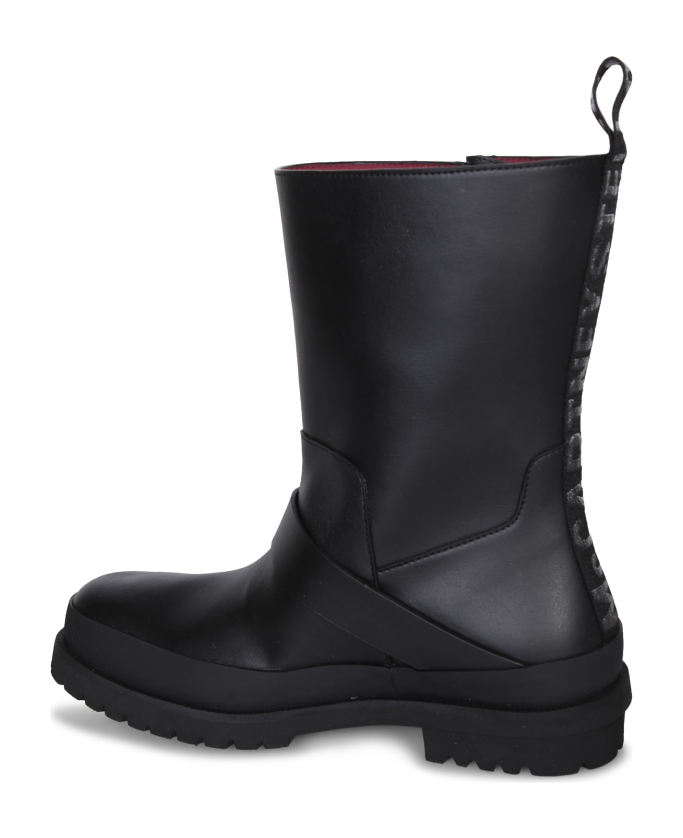 Stella McCartney Trace Buckle-strap Biker Boots - Black