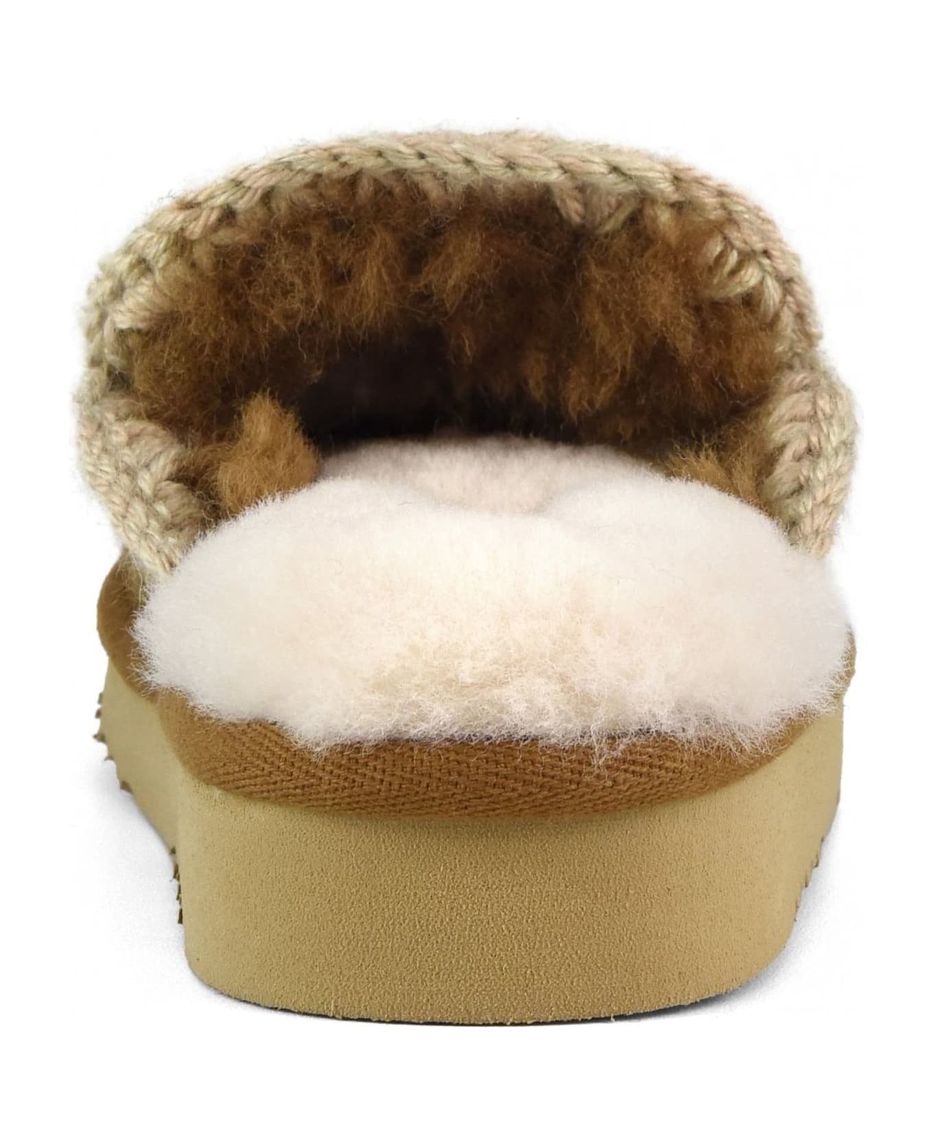 Mou Cognac Eskimo Slipper - Brown