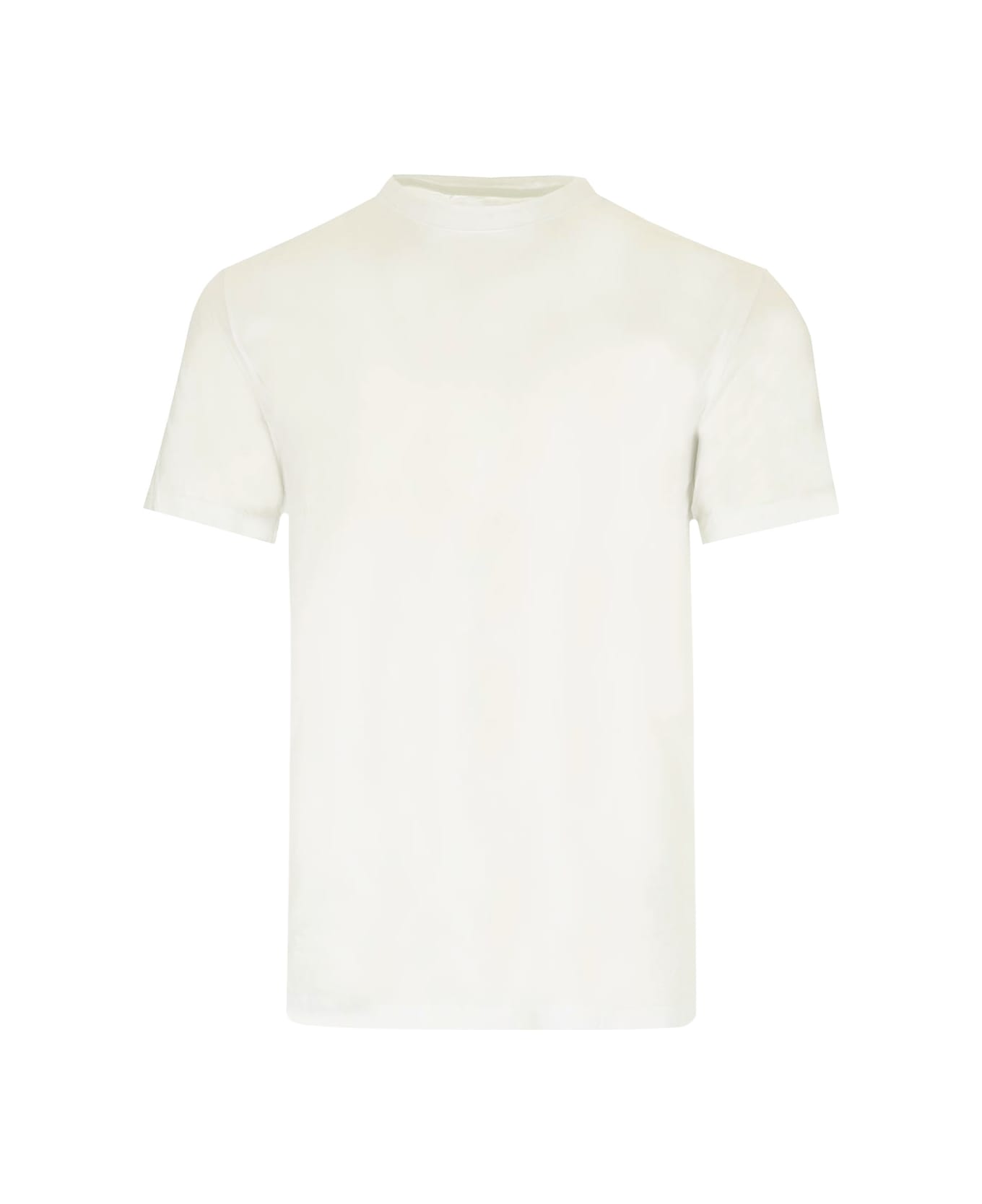Maison Margiela White Cotton T-shirt - WHITE/NEUTRALS