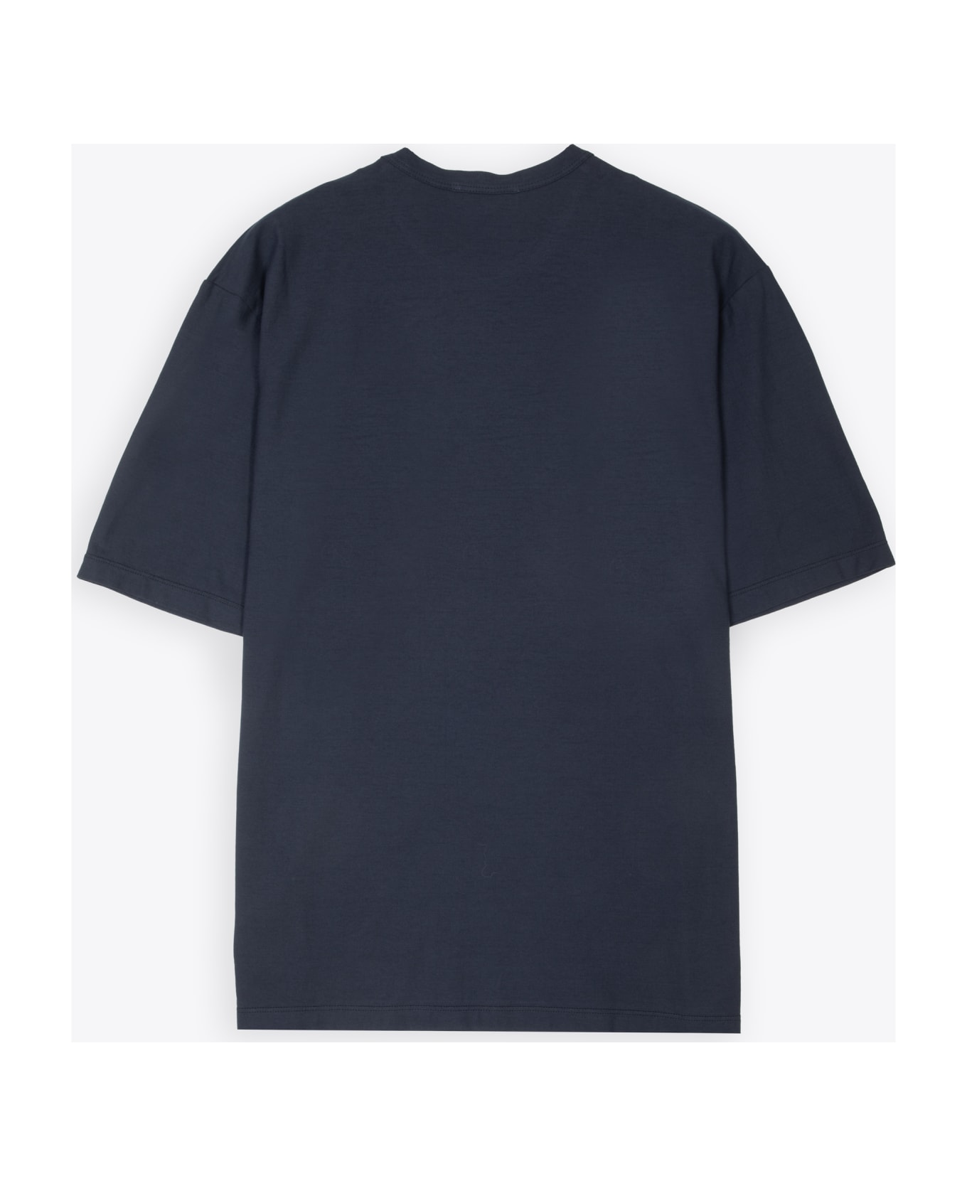 Piacenza Cashmere T-shirt Dark blue lightweight cotton t-shirt - Blu scuro
