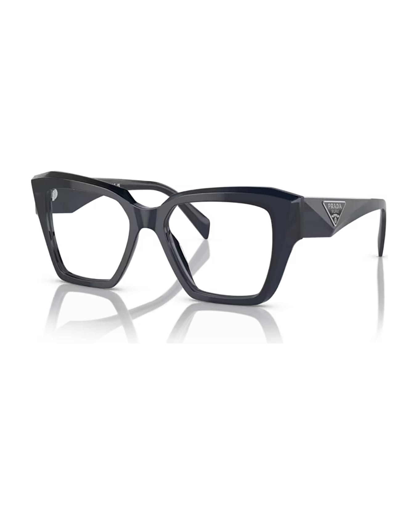 Prada Eyewear Pr 09zv Blue Transparent Glasses - Blue Transparent