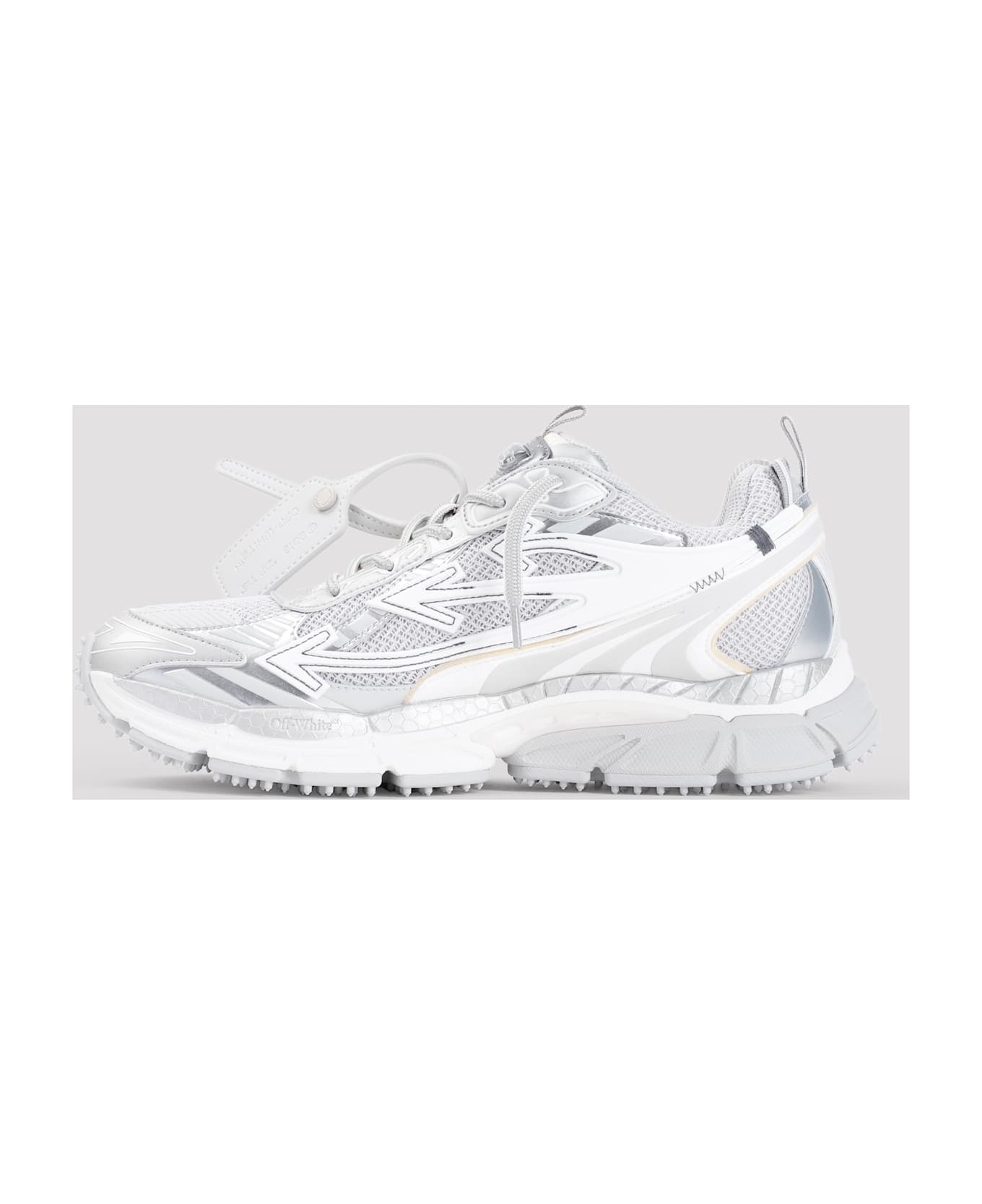 Off-White Ow Be Right Back - Grey Silver