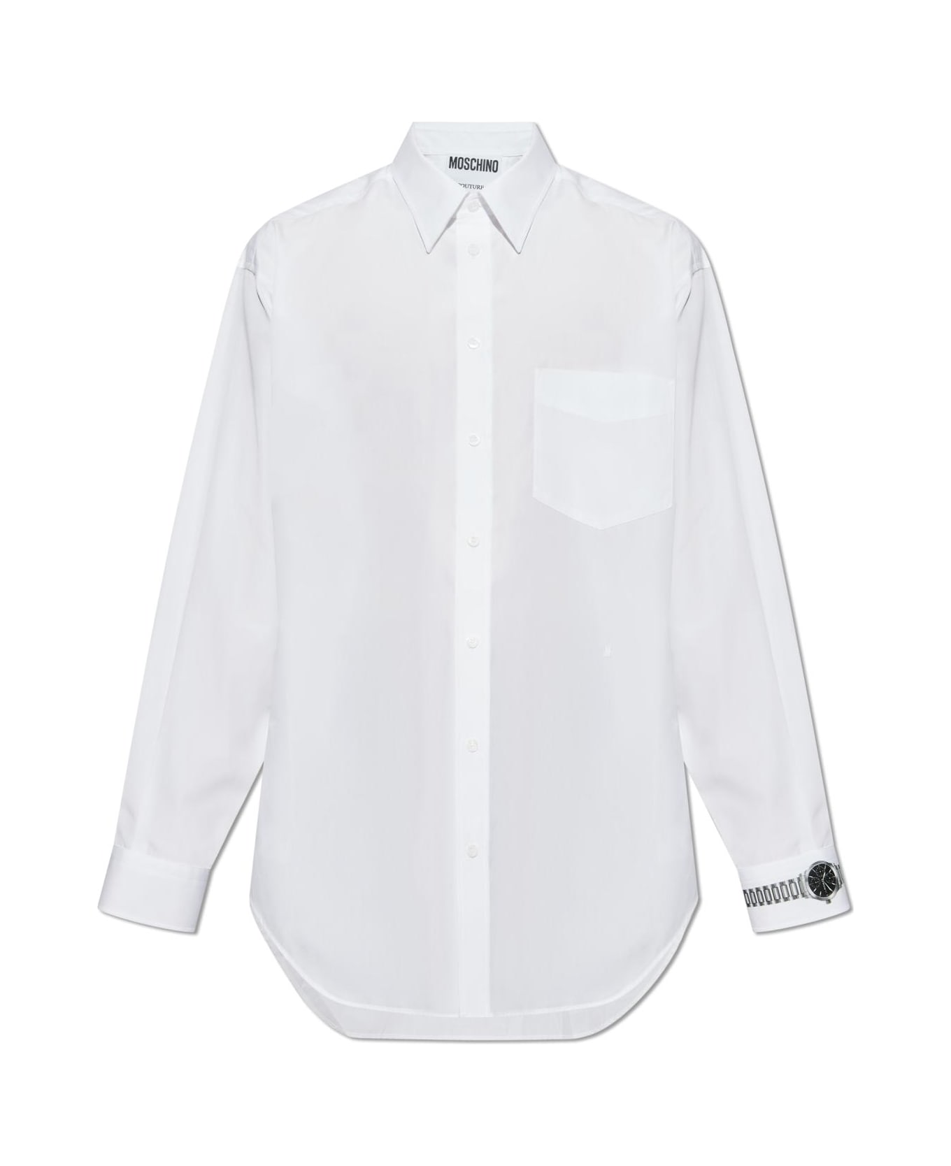 Moschino Shirt With Print - WHITE
