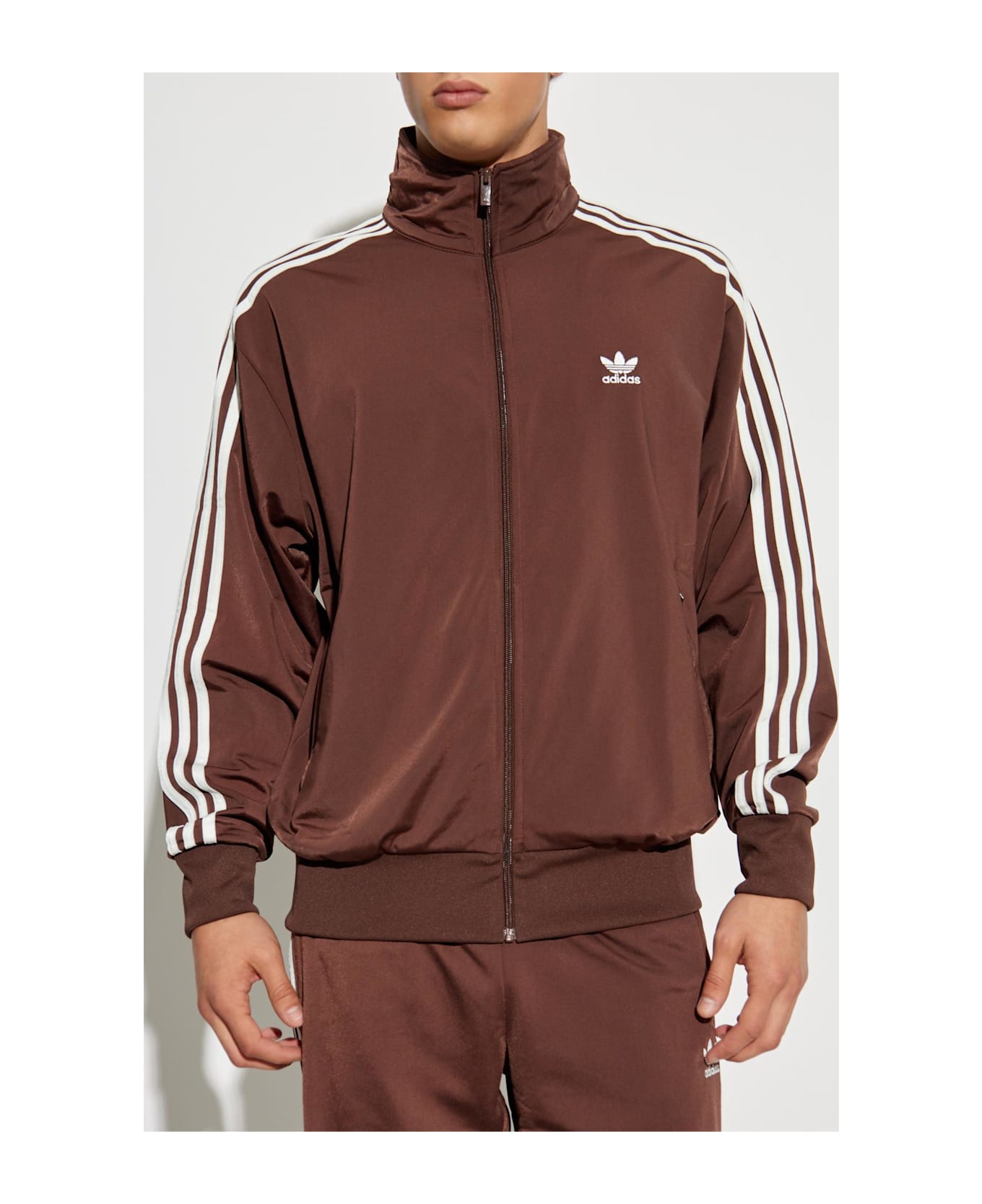 Adidas Originals Sweatshirt With Logo - Auburn/Off White