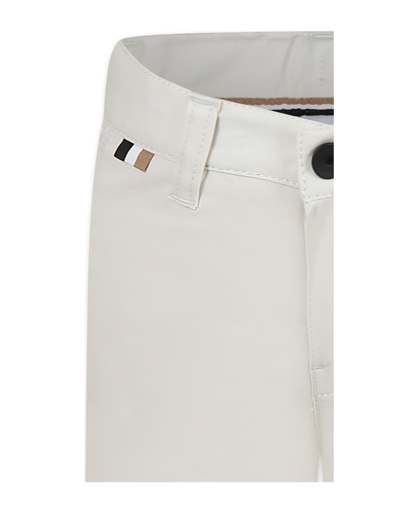 Hugo Boss Beige Shorts For Boy - Beige