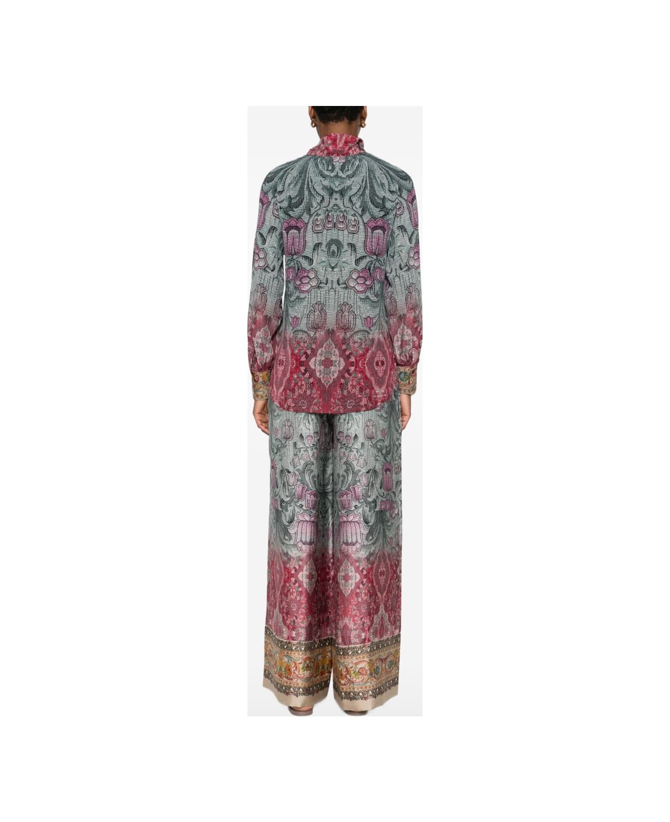 Pierre-Louis Mascia Printed Silk Shirt - MultiColour