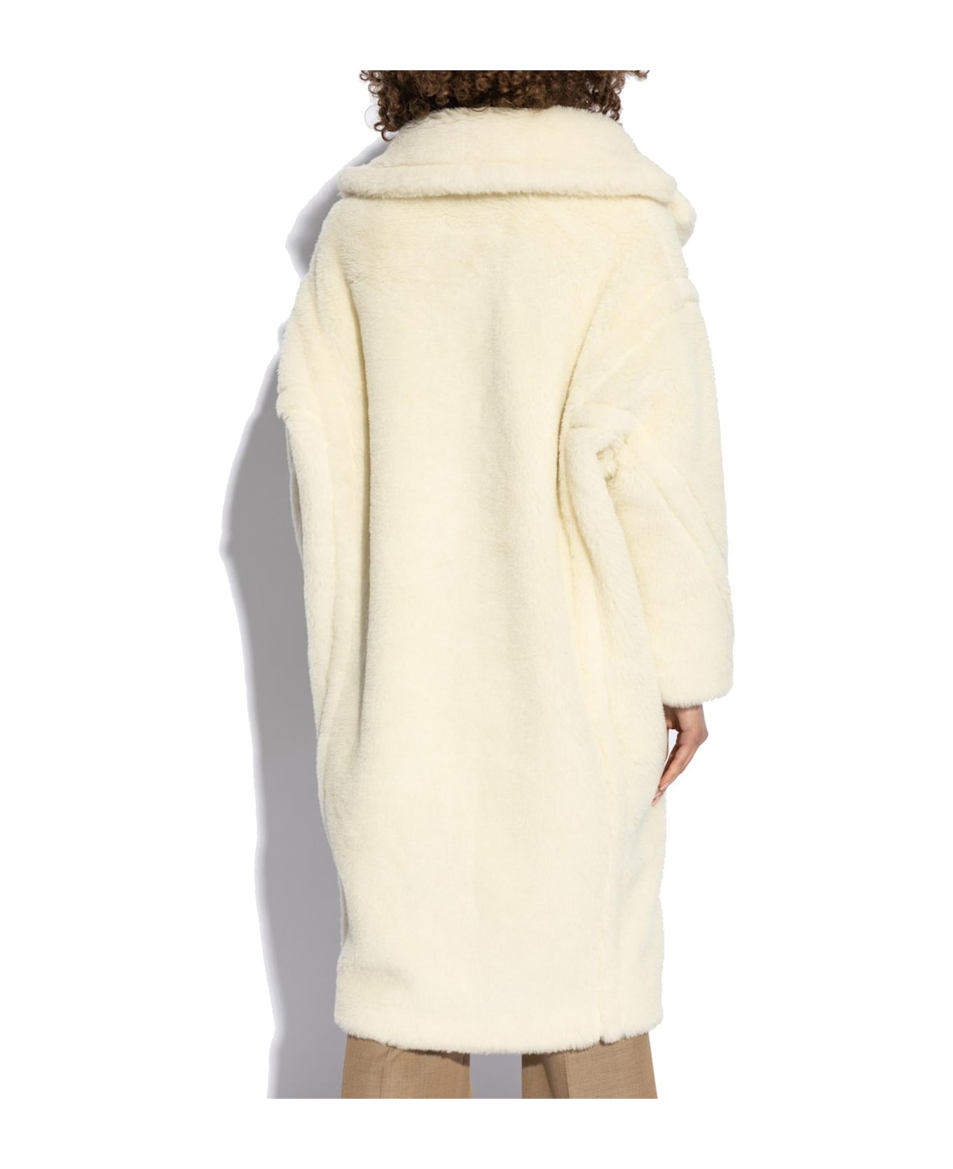 Max Mara White Teddy Bear Coat - White