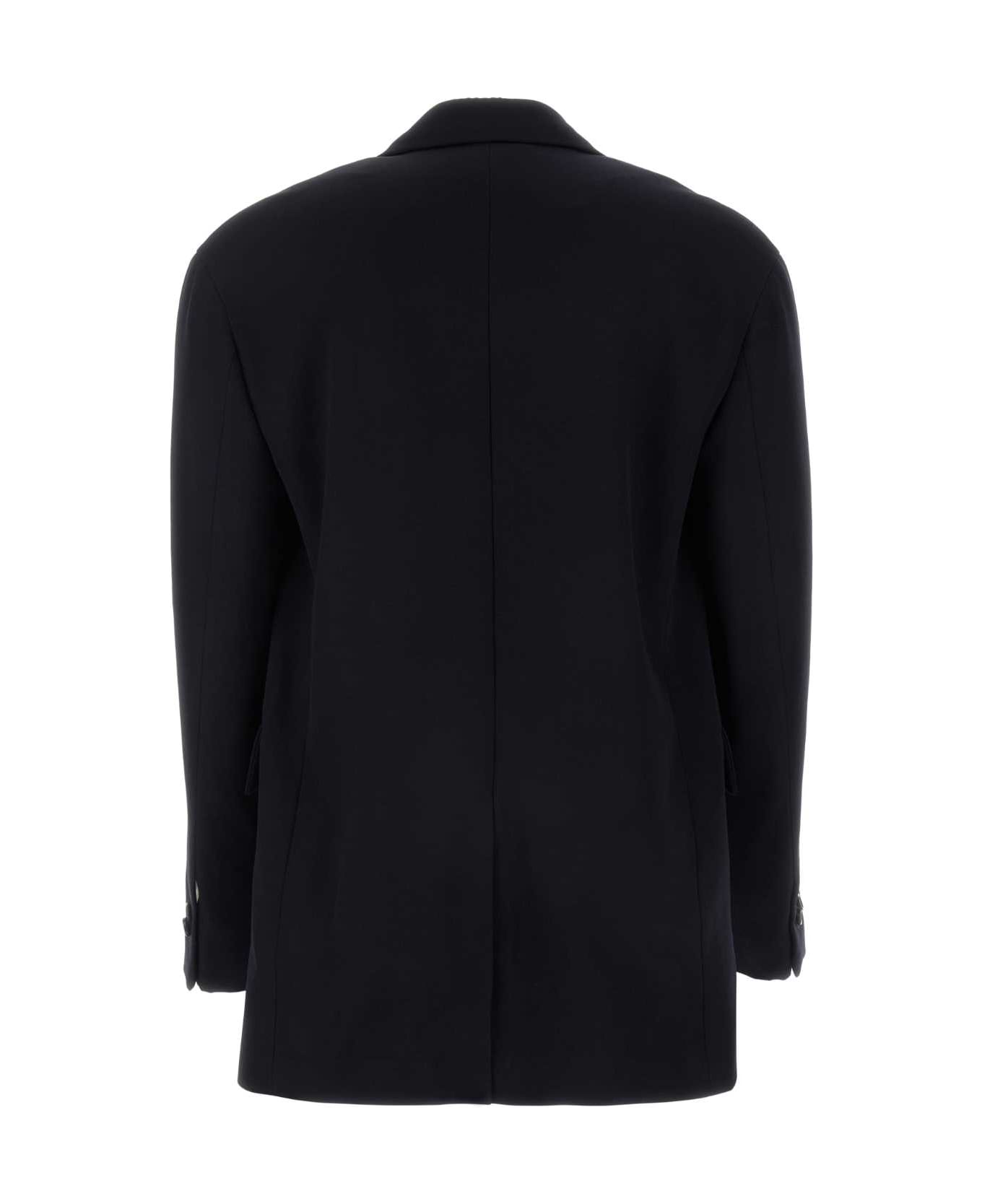 Bottega Veneta Midnight Blue Wool Blazer - MIDNIGHTBLUE