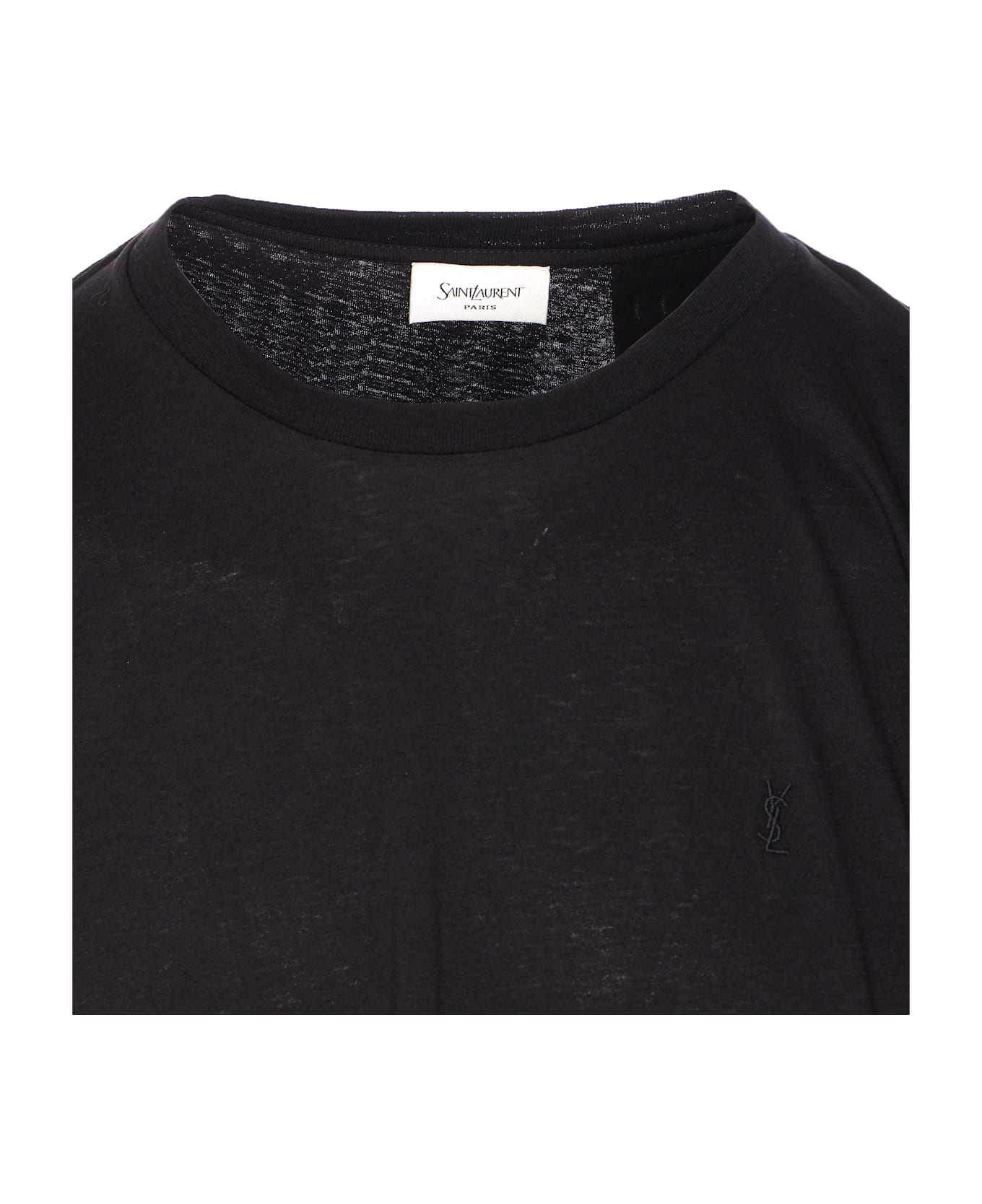 Saint Laurent Cassandre T-shirt - Noir