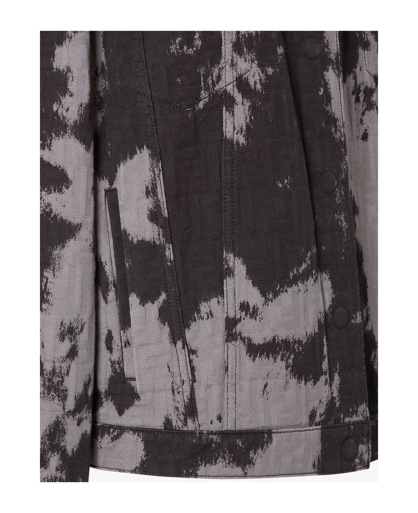 Fendi Ff Animalier Jacket - Black