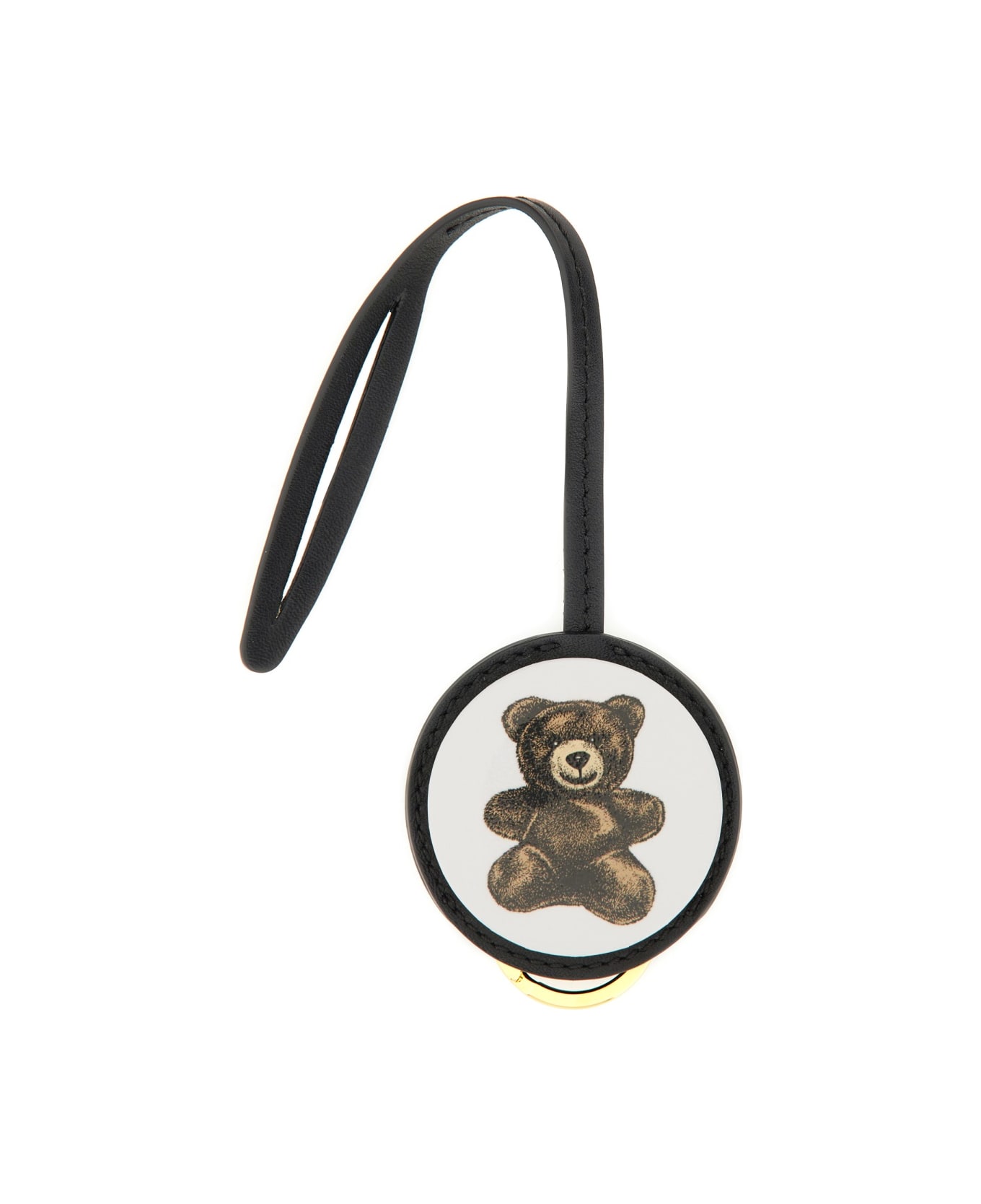 Moschino Leather Keychain - MULTICOLOUR