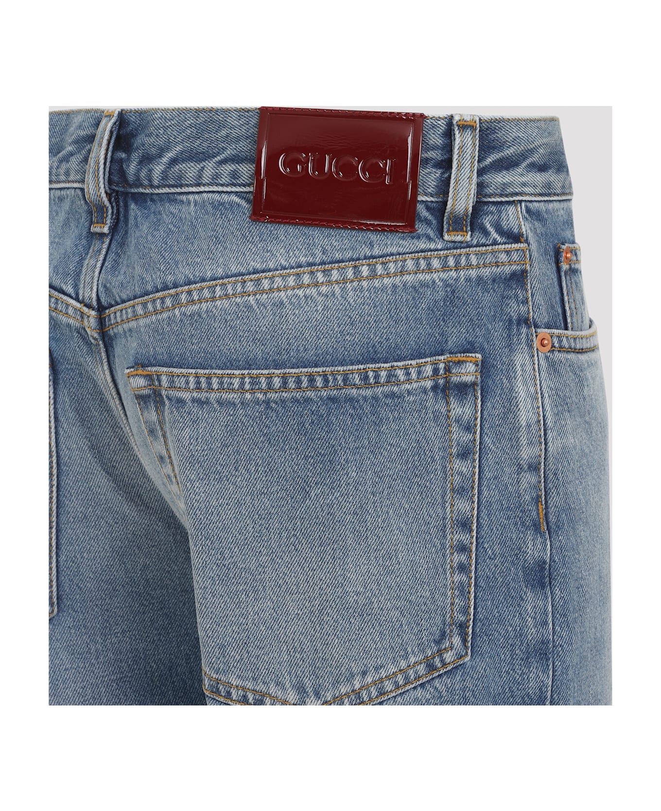 Gucci Ballerina Jeans - Light Blue