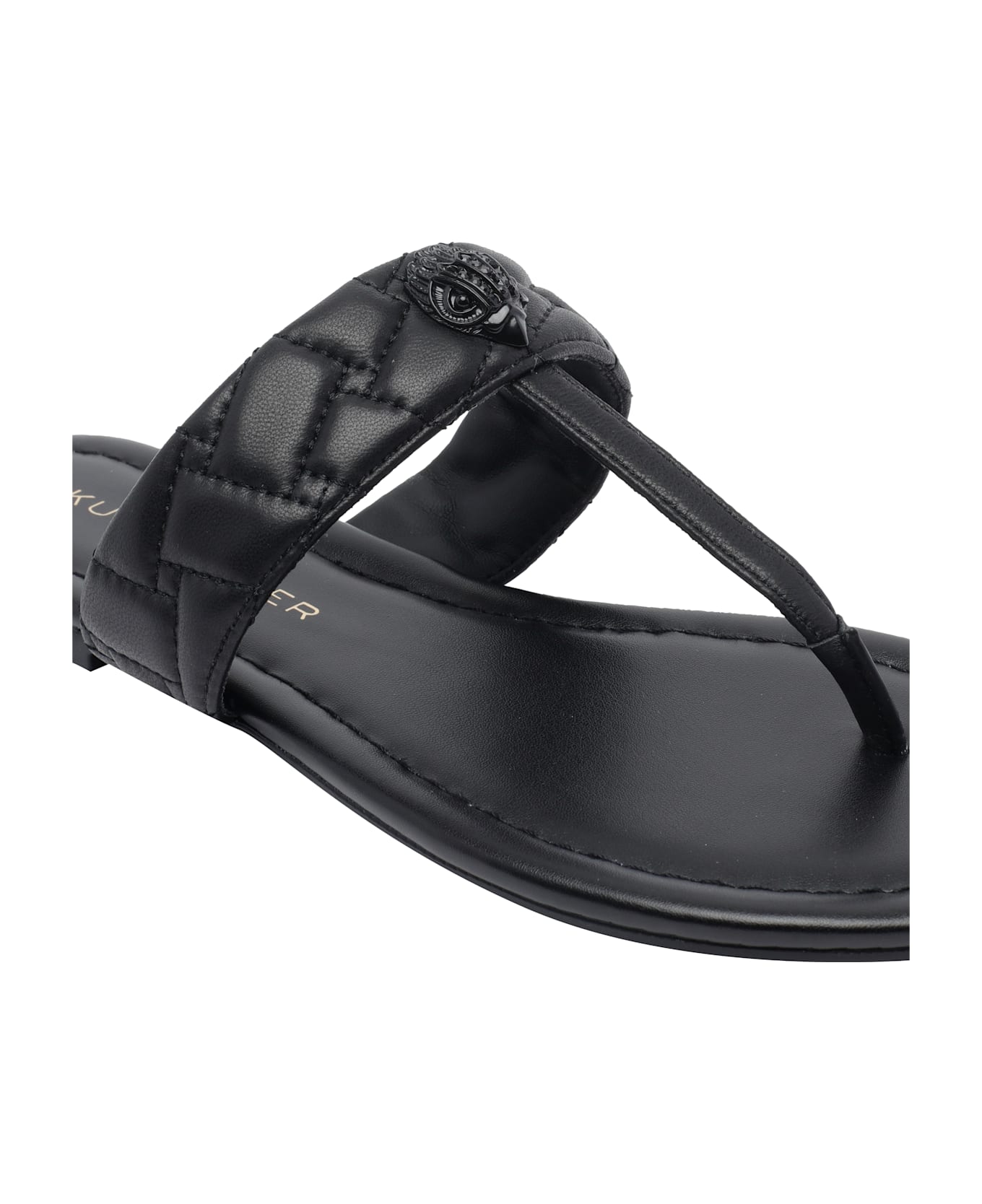 Kurt Geiger Kensington T-bar Sandals - Black