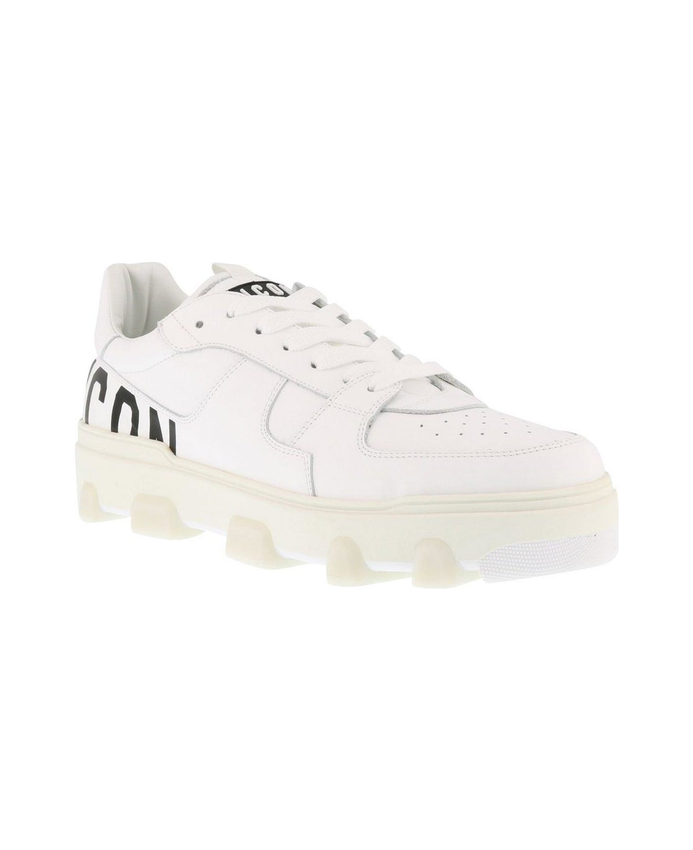 Dsquared2 Logo Printed Low-top Sneakers - White