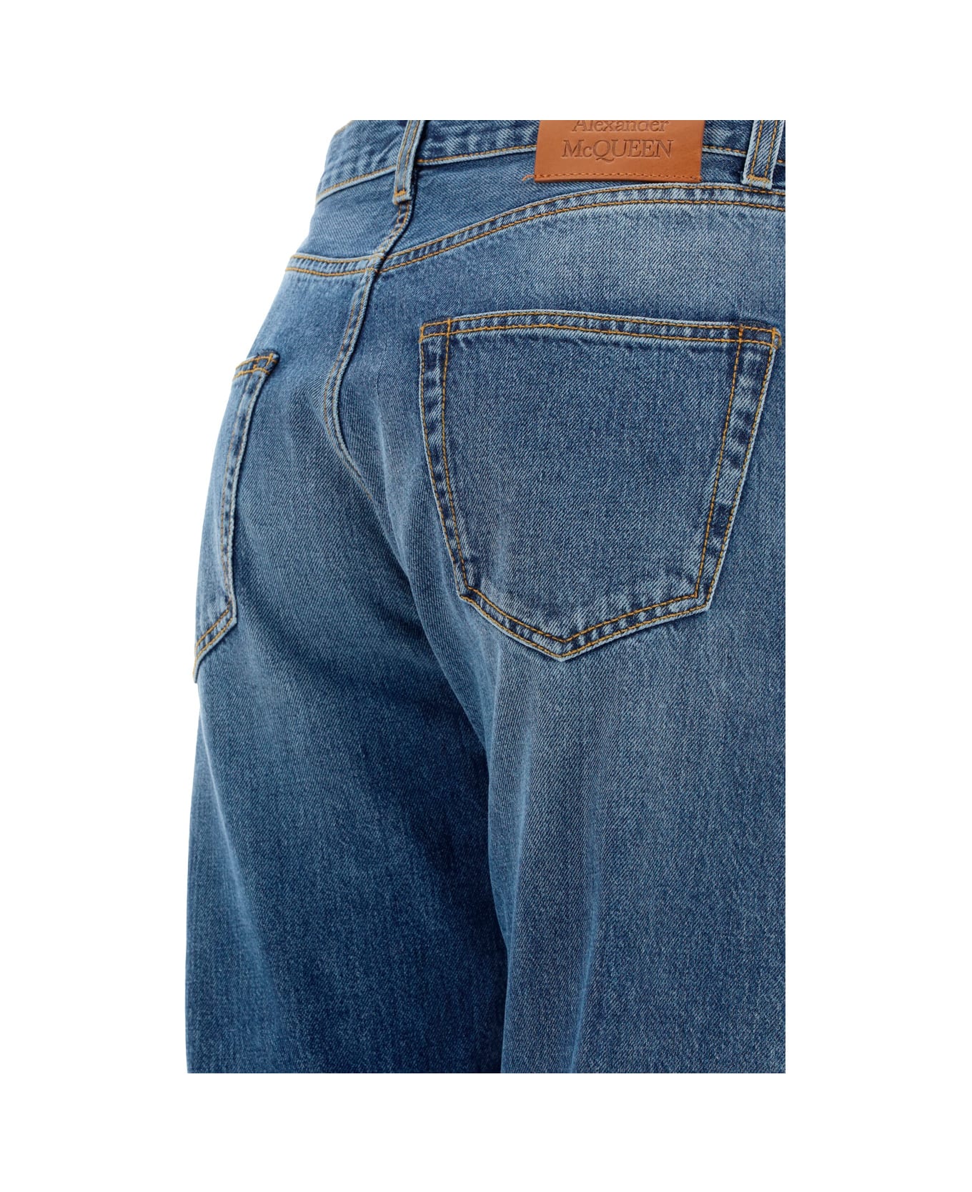 Alexander McQueen Five Pocket Jeans - Blue Washed