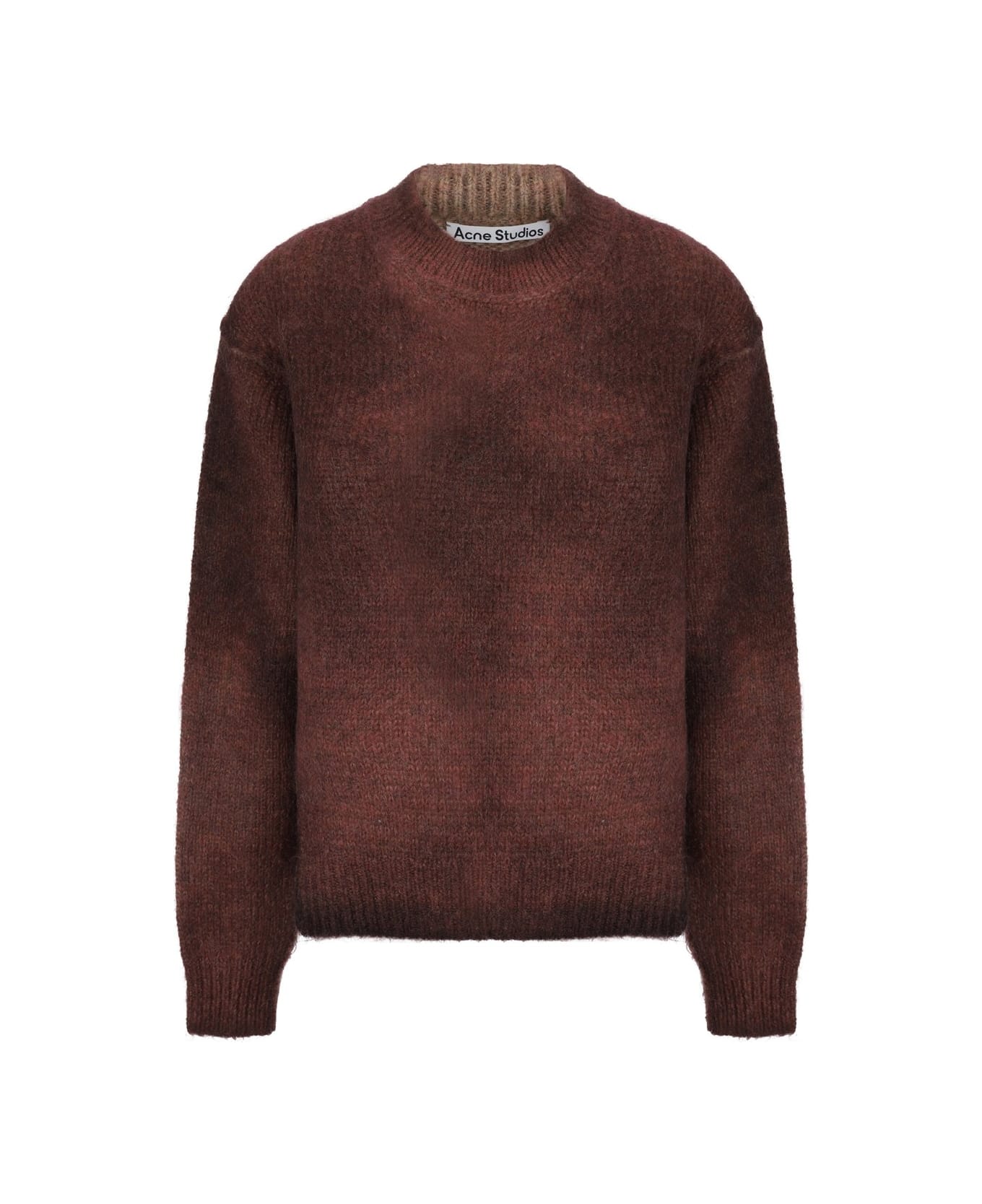 Acne Studios Sprayed Knit Jumper - Red