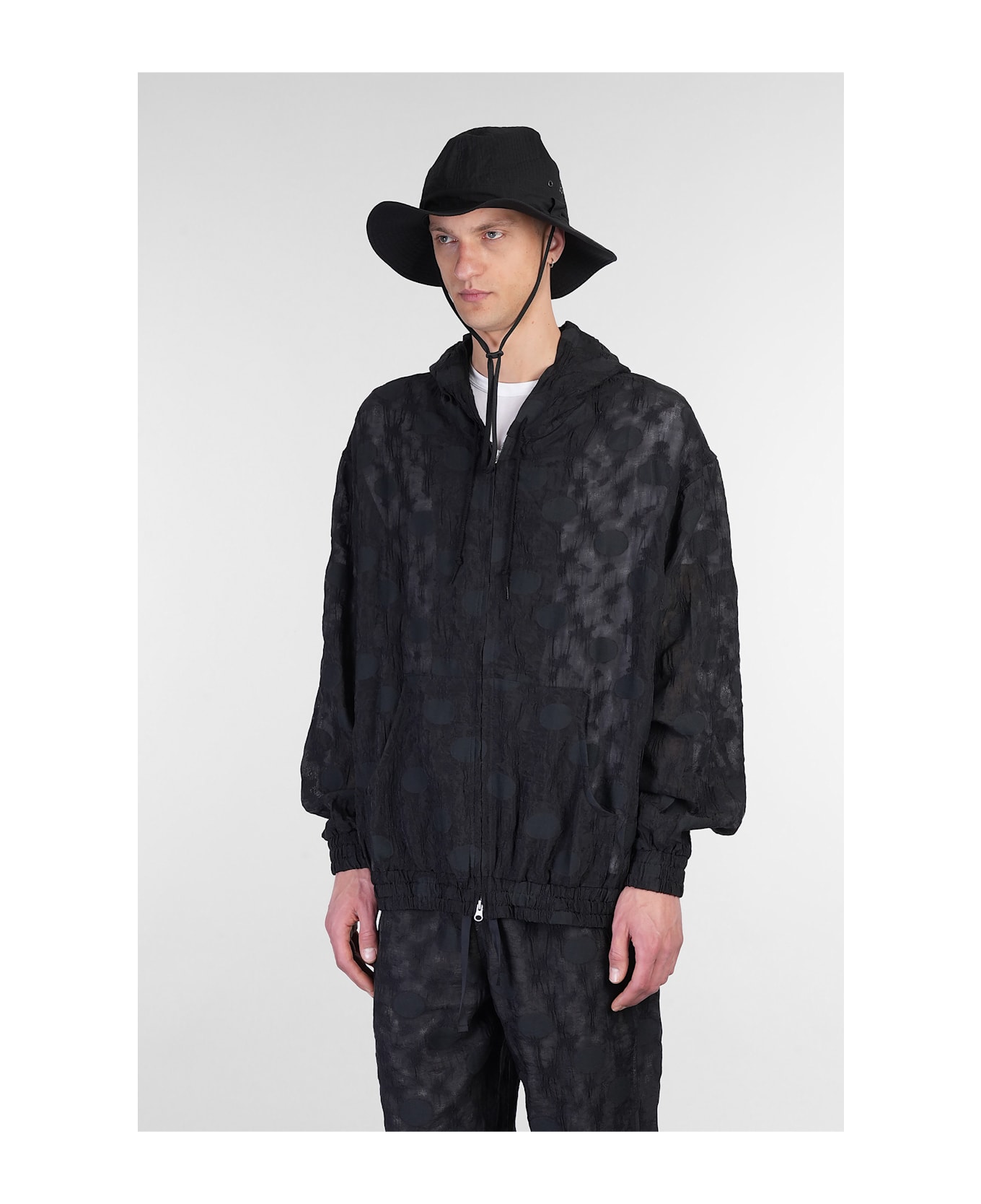 Needles Casual Jacket In Black Polyamide Polyester - black
