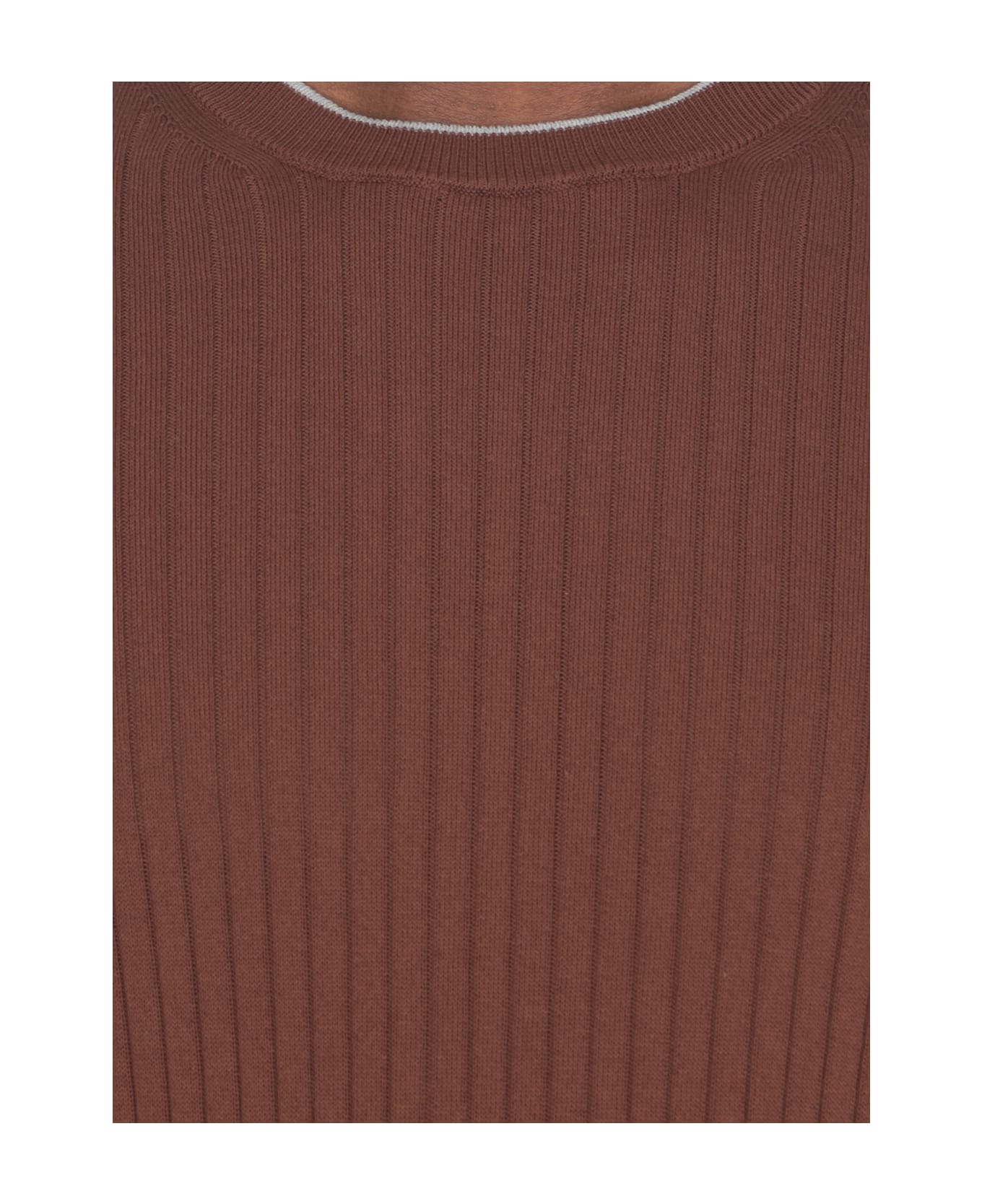 Peserico Cotton T-shirt - Brown