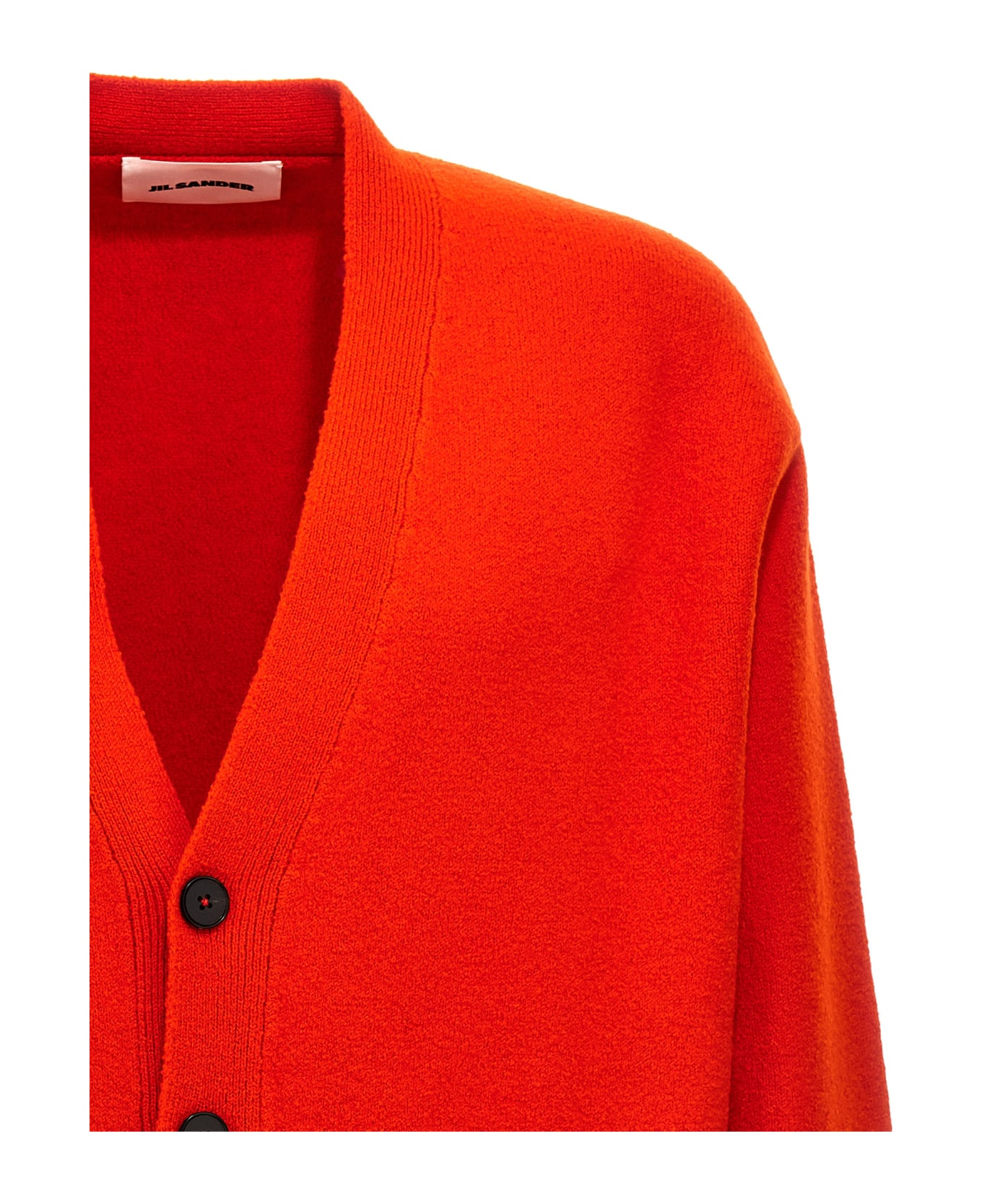 Jil Sander Wool Cardigan - Orange